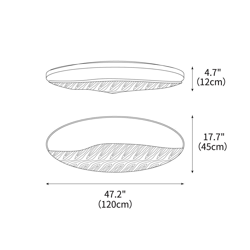Half-Mountain Ceiling Lamp 47.2" — product detail 3