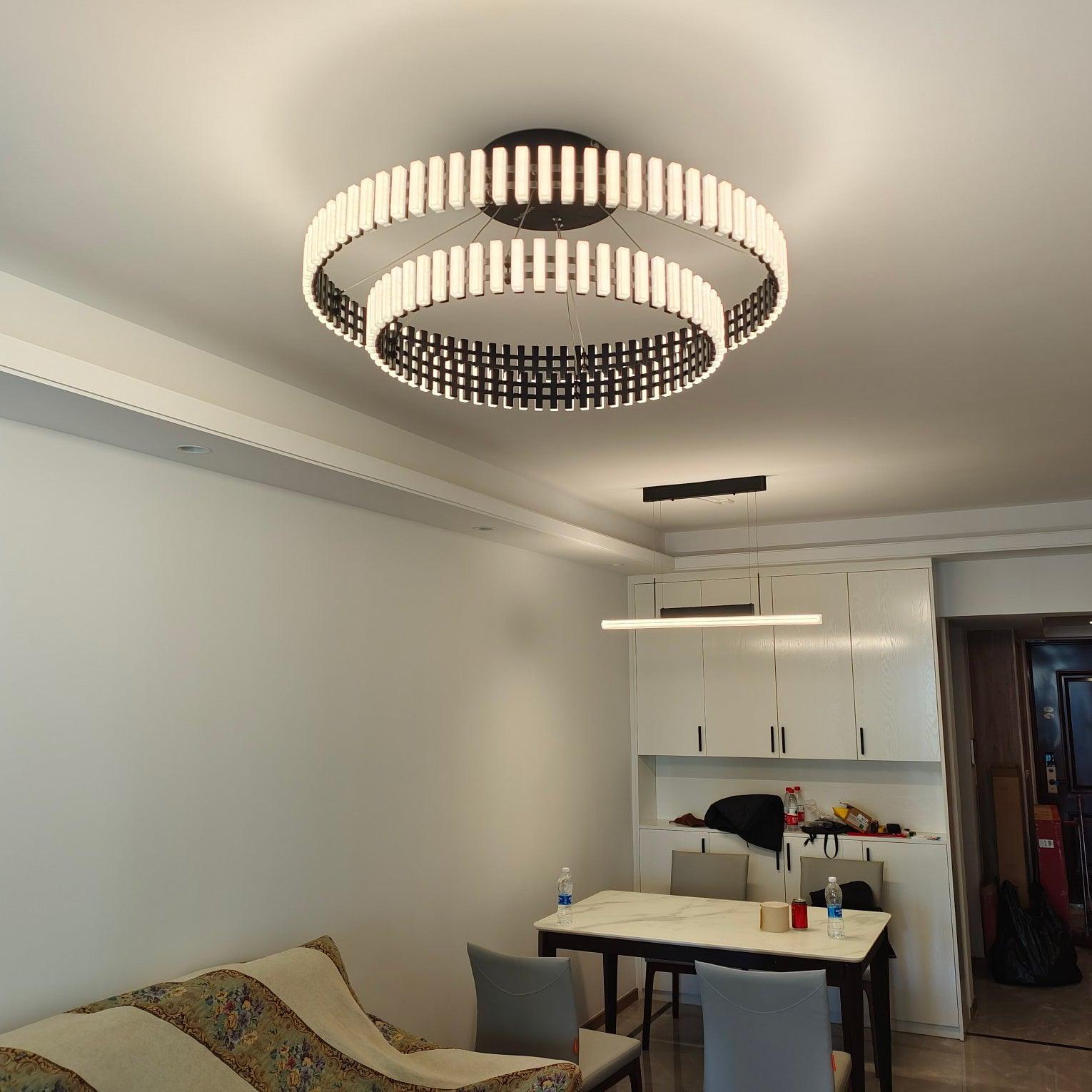 Hanging LED Chandelier detail view 2