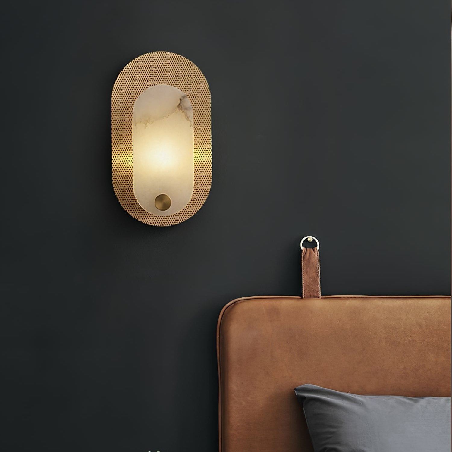 Harlan Alabaster Wall Sconce