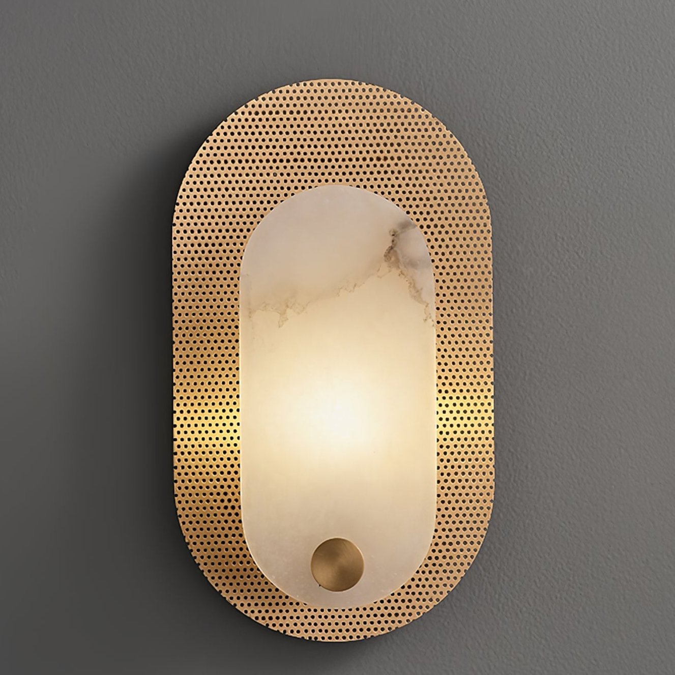 Harlan Alabaster Wall Sconce