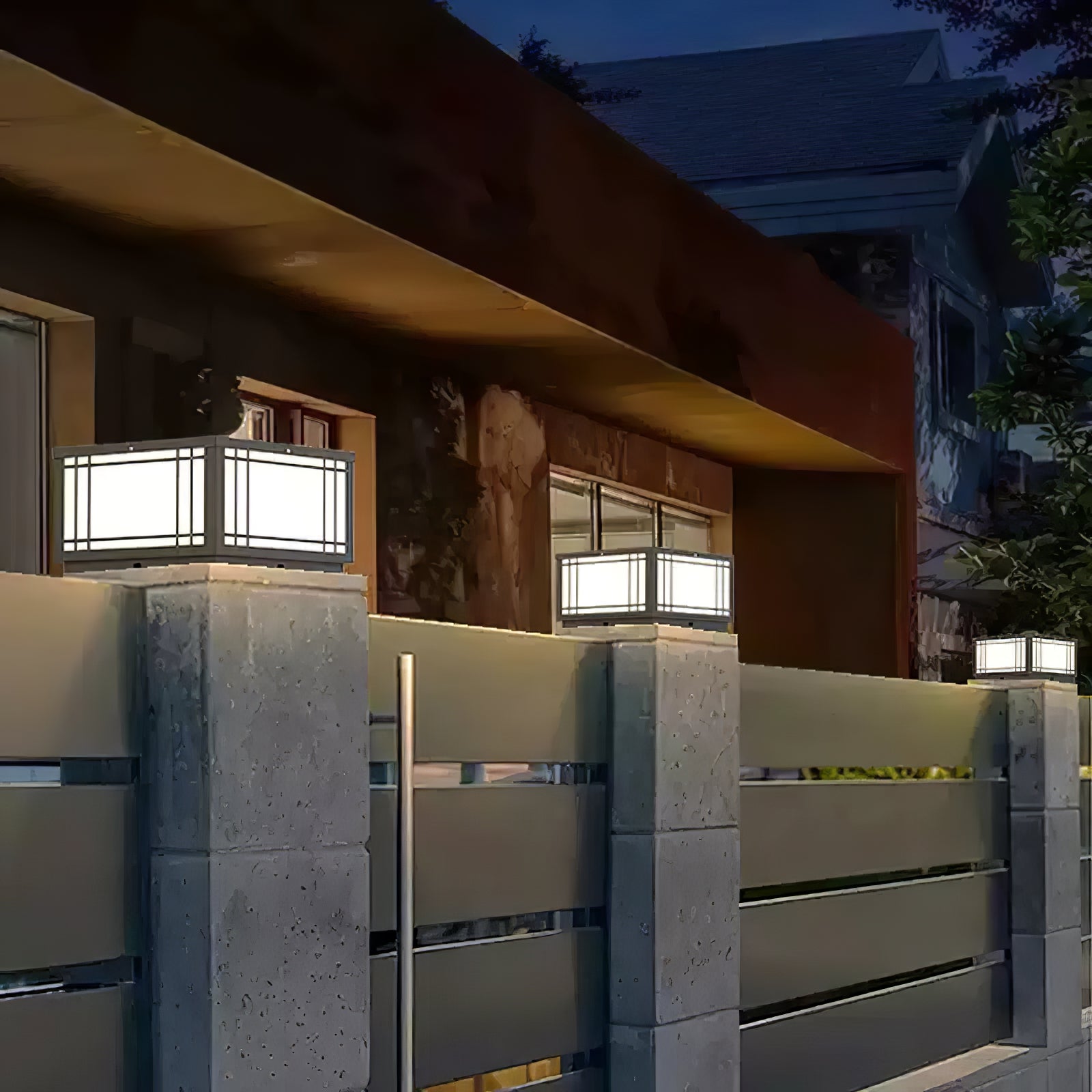 Harrison Solar Cube Garden Light Exterior Lamp, Outdoor Wall Light, detail 12