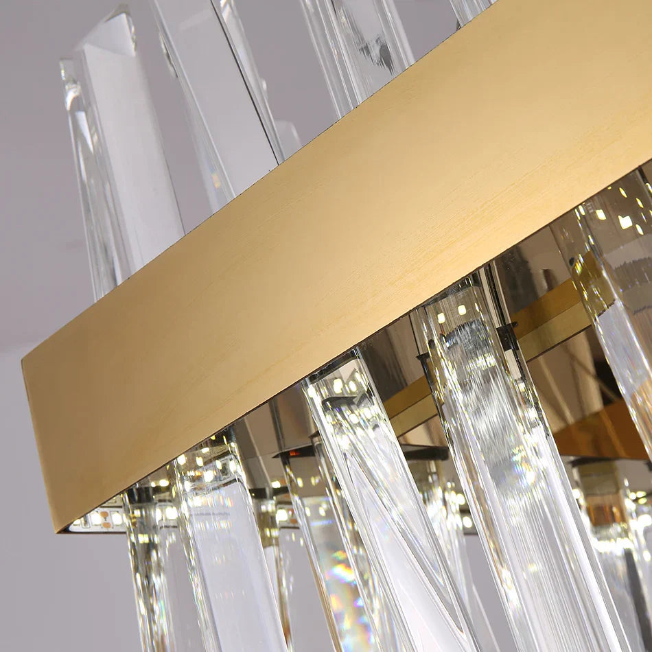 Calvi Crystal Dining Room Light Fixture Chandelier