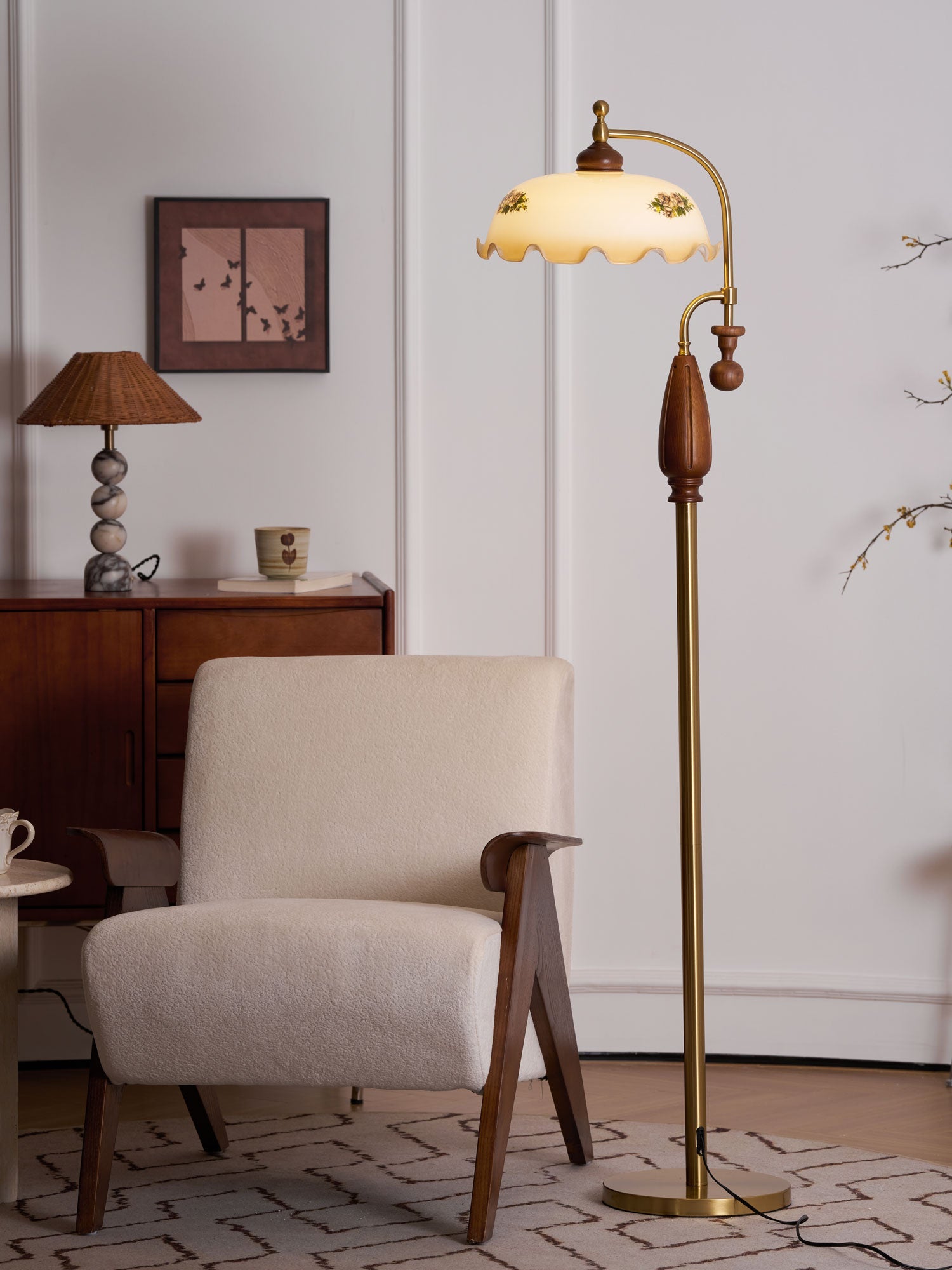 Heritage Bloom Floor Light, Floor Lamp, detail 35