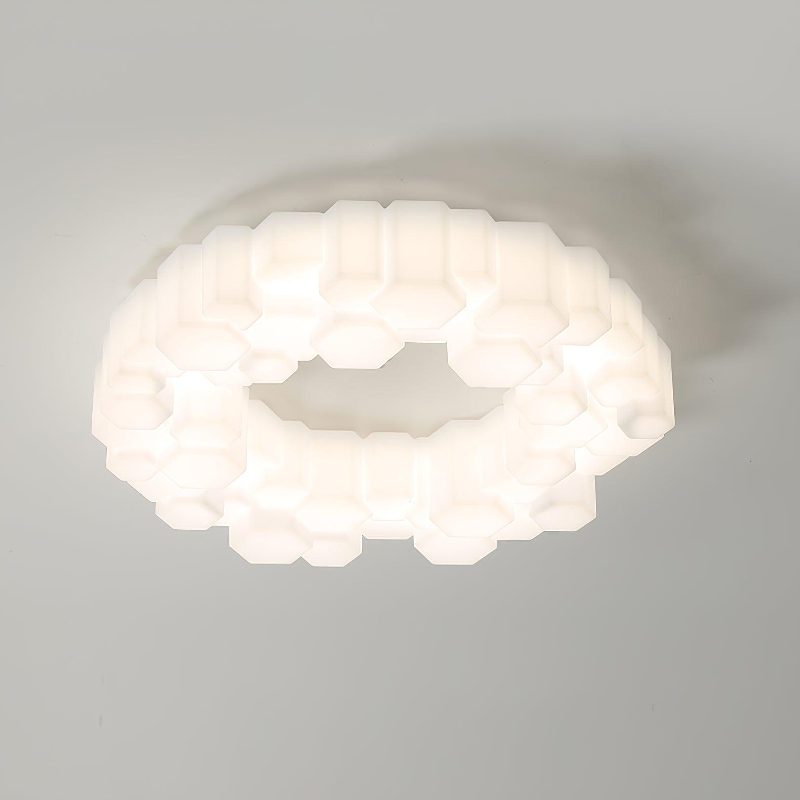 Honeycomb Flush Mount Light Ceiling Lamp