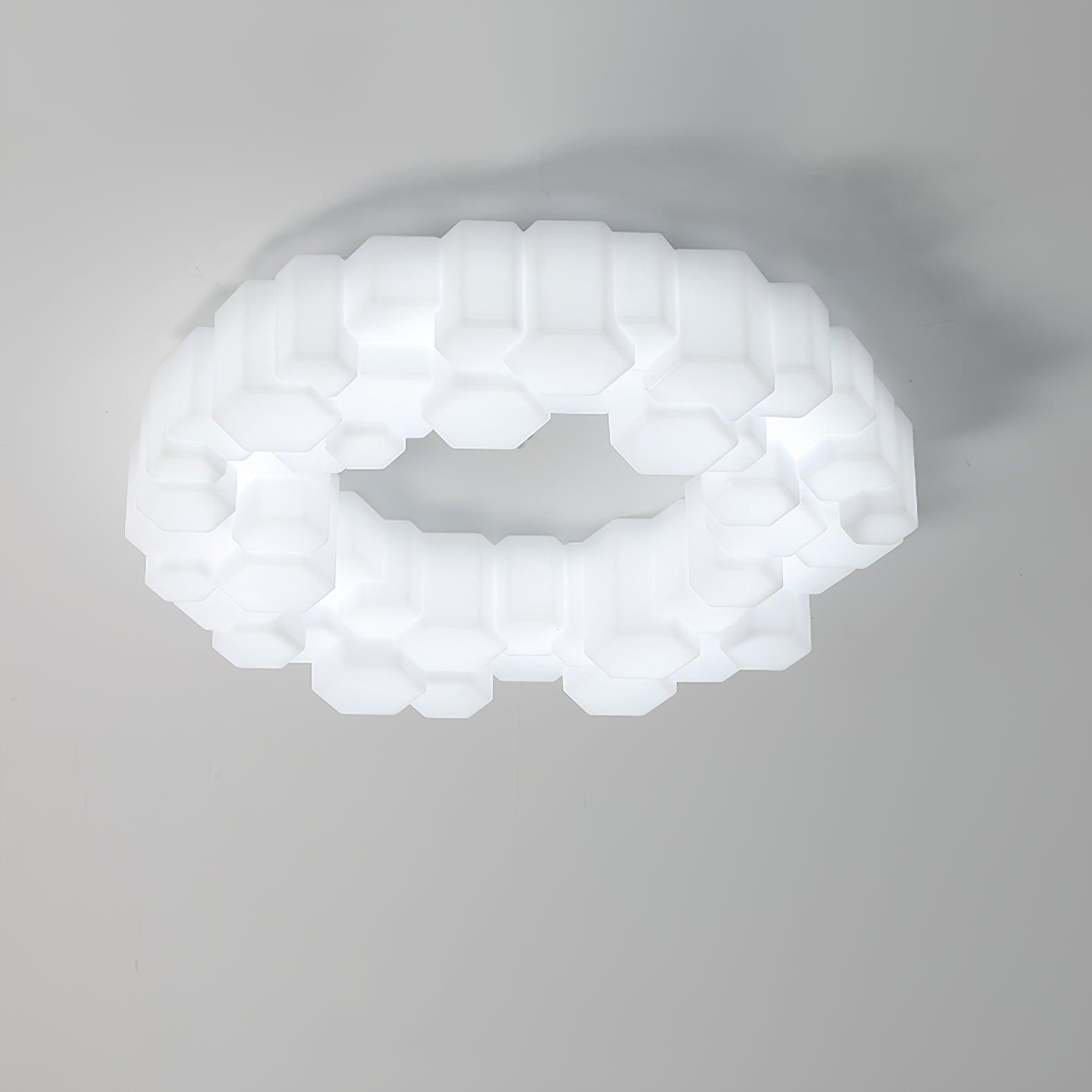 Honeycomb Flush Mount Light Ceiling Lamp