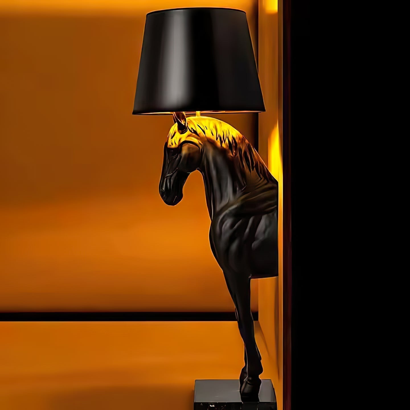 Horse Statue Floor Light, Floor Lamp, detail 11
