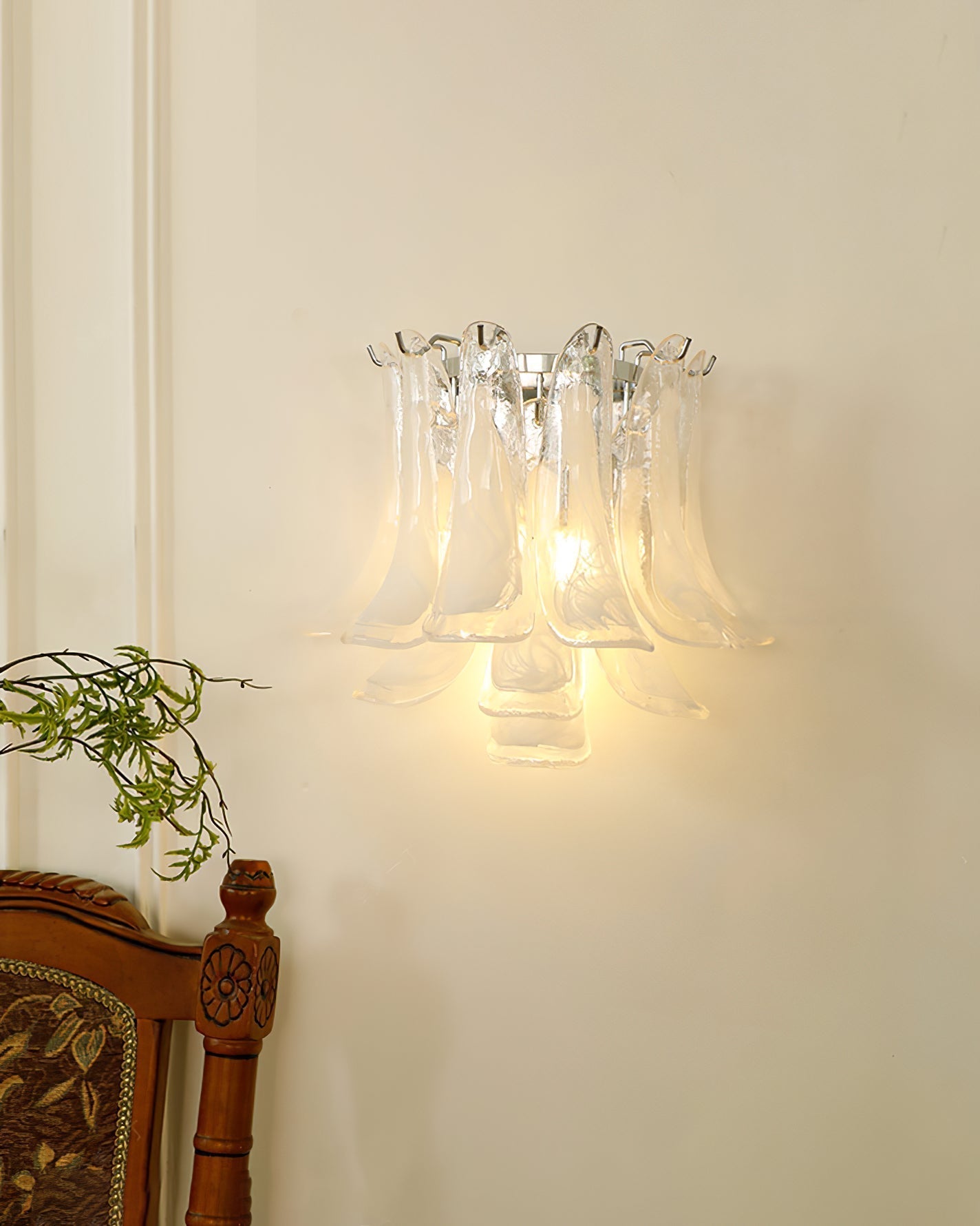 Horseshoe Wall Light, Hardwired Wall Sconce, detail 6