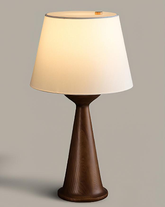 Hourglass Wood Table Light, Bedside Table Lamp, detail 13