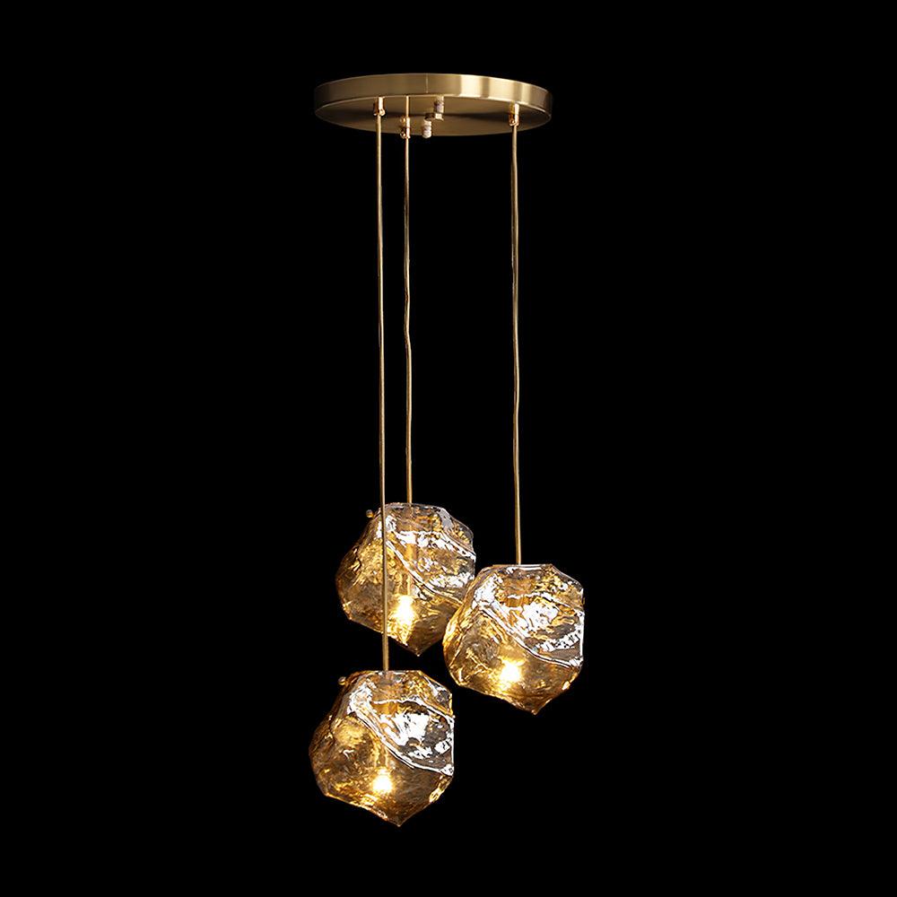 Illyria Ice Glass Hanging Light Pendant Lamp