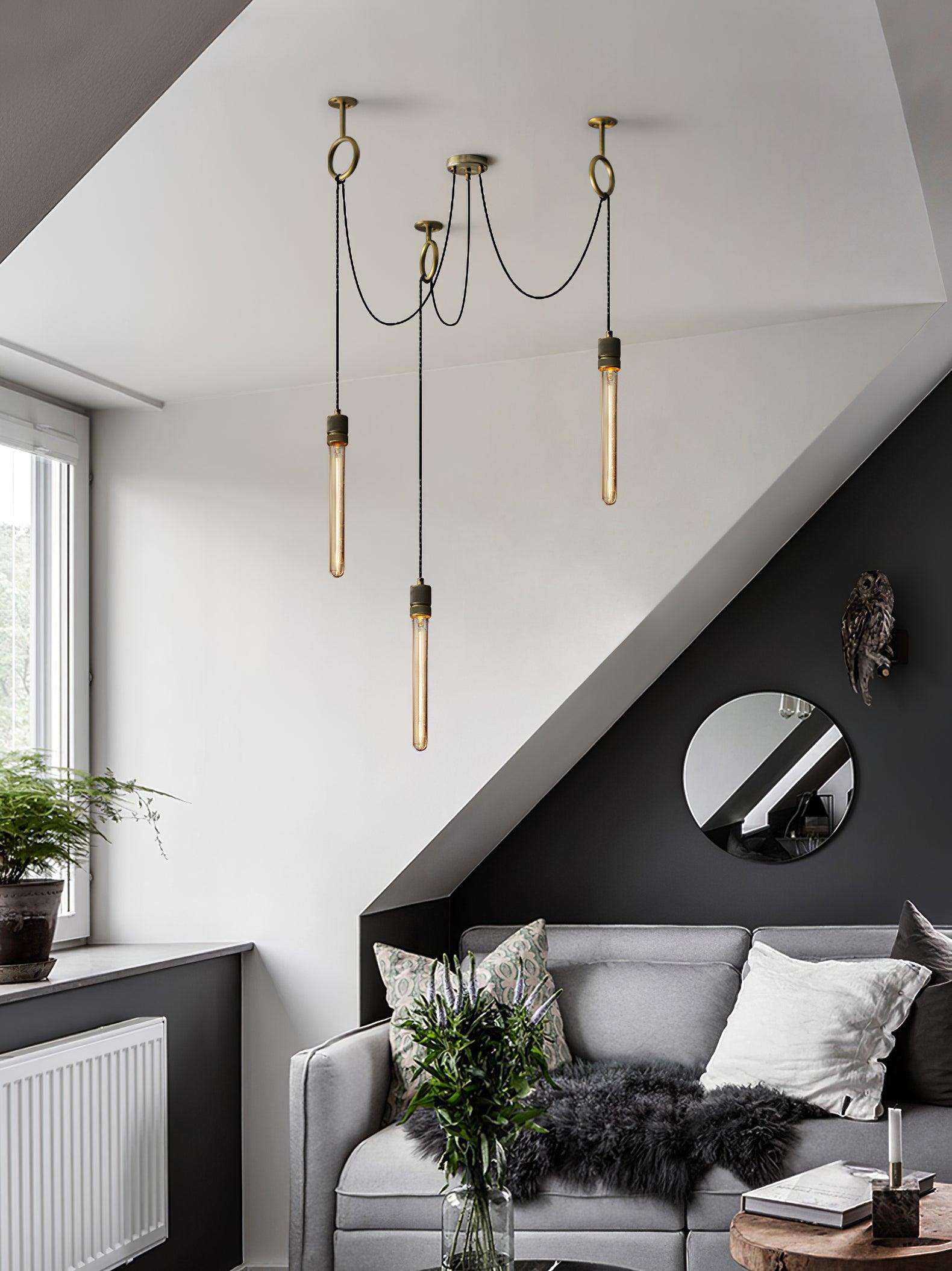 Industrial Spider Chandelier