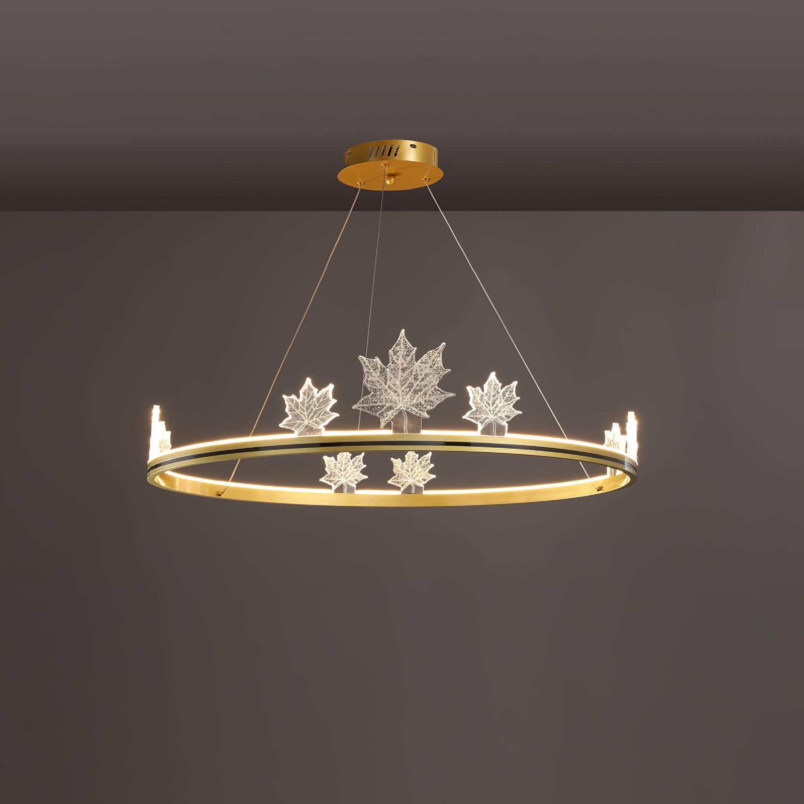 Ion Leaf Chandelier