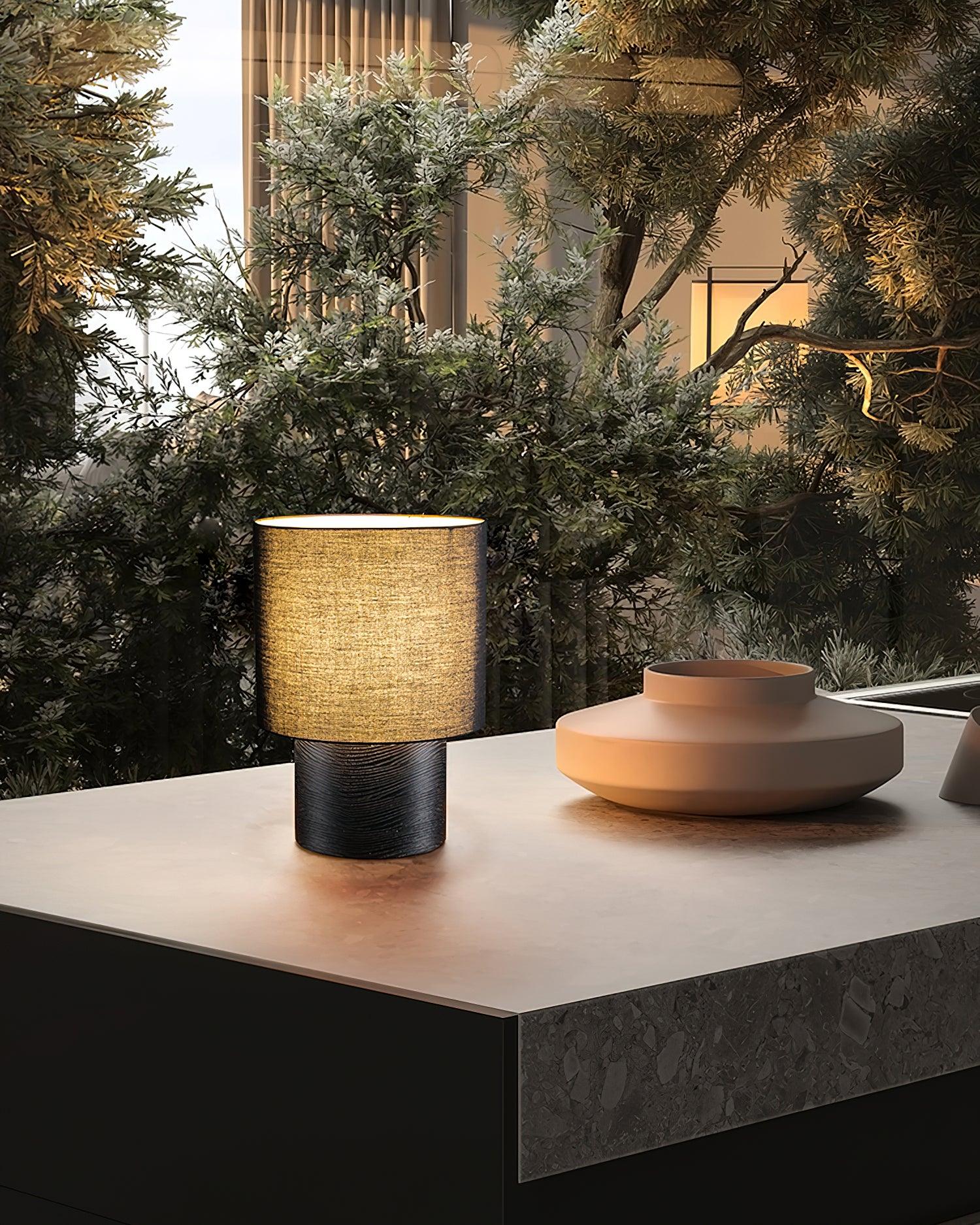 Japanese Wabi Sabi Table Lamp 11.8