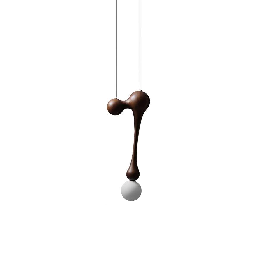 glass pendant light shown as a main product image for entryways