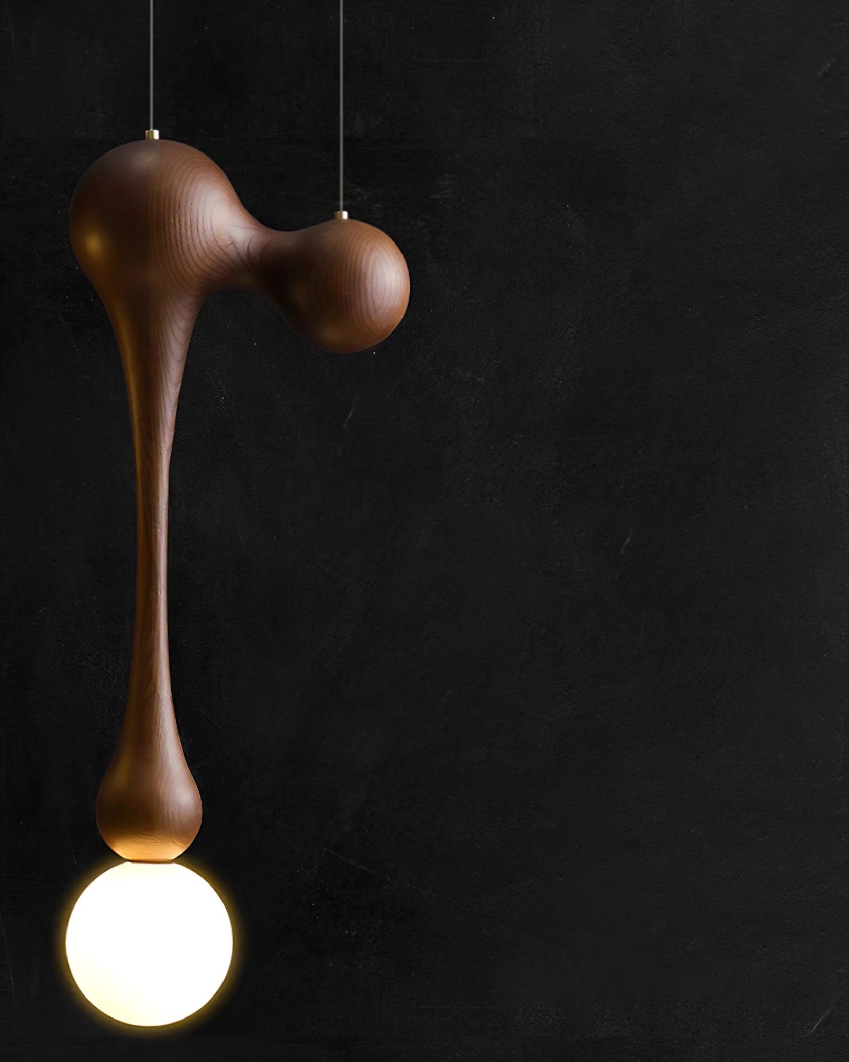 glass pendant light shown as a main product image for entryways