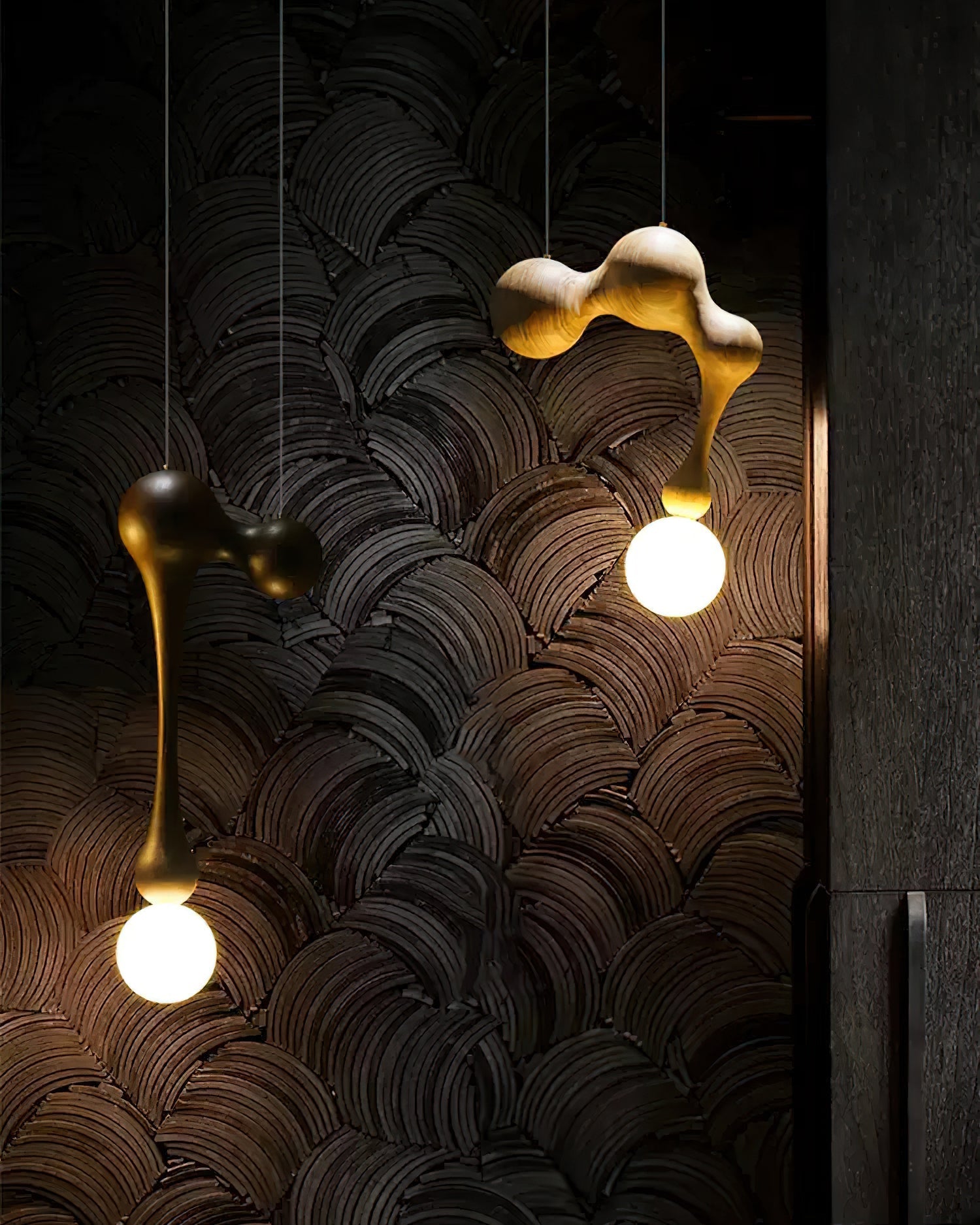 glass pendant light shown as a main product image for entryways
