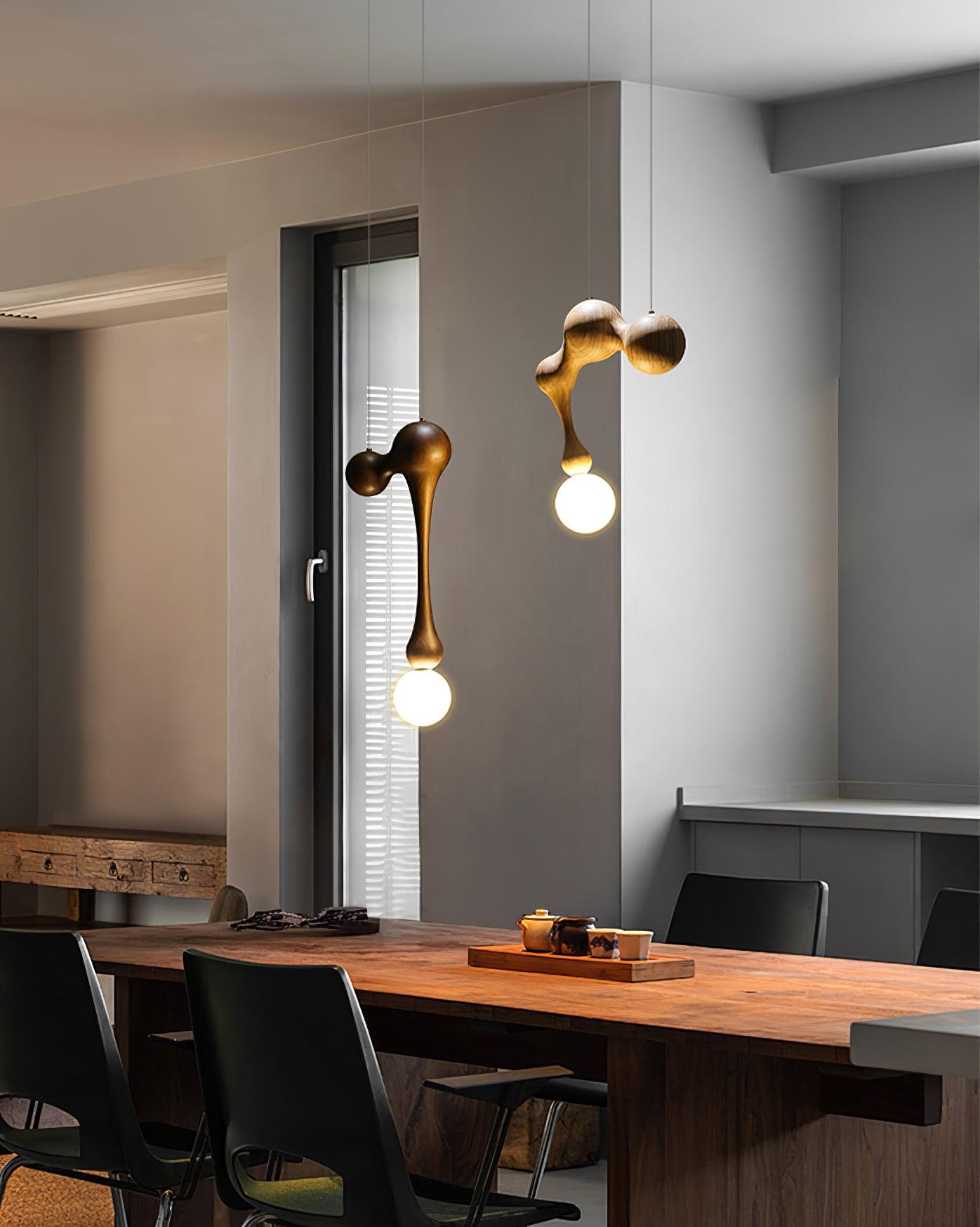 glass pendant light shown as a main product image for entryways