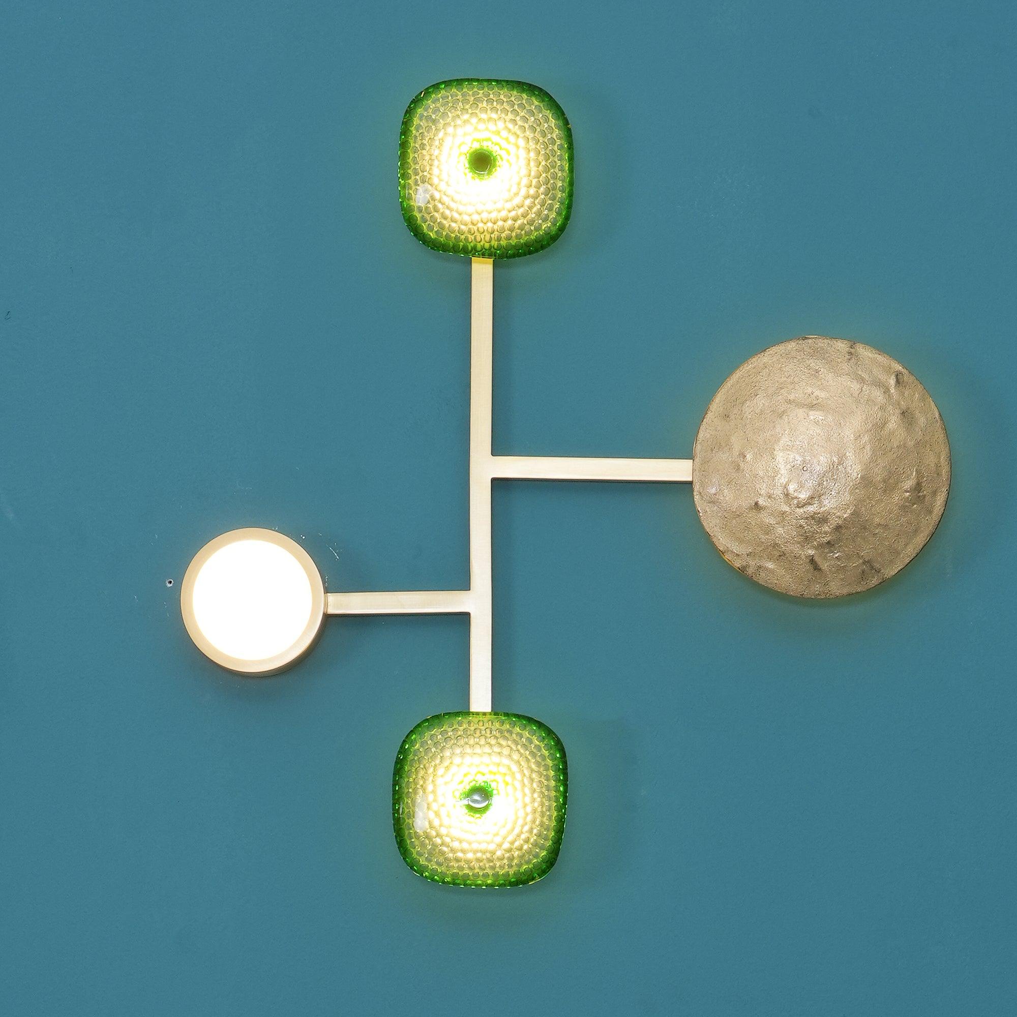 Gemstone Wall Light, Hardwired Wall Sconce, detail 8