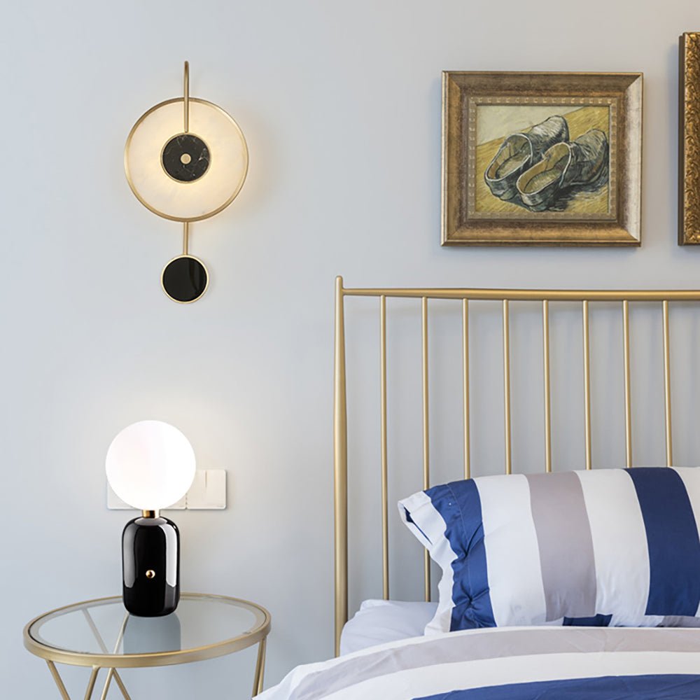 Kandy Alabaster Wall Light, Hardwired Wall Sconce, detail 15