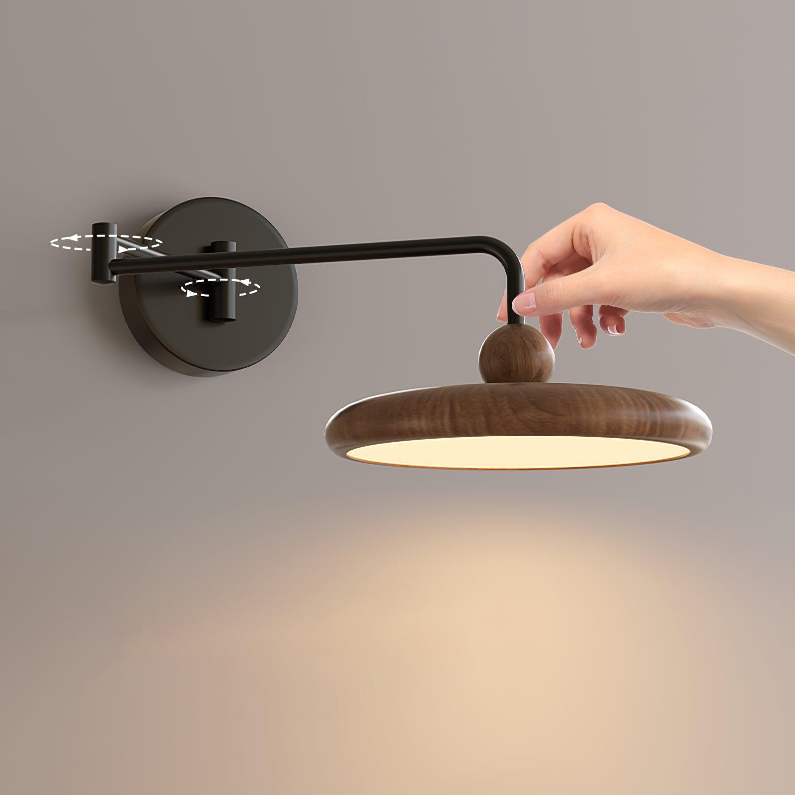 Close-up angle of Karlin Wall Light showing form and material detail