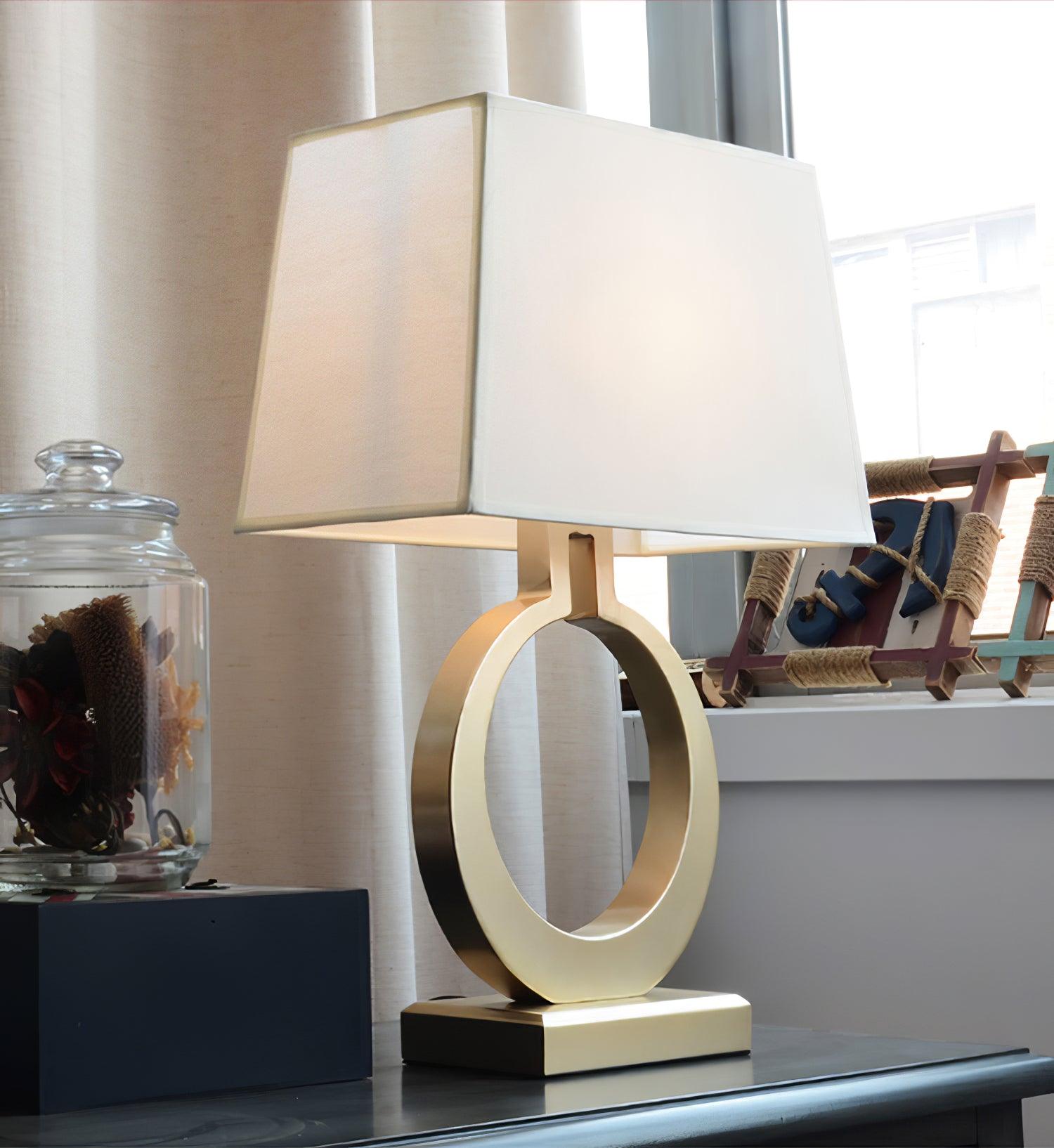 Keyhole Ring Desk Lamp