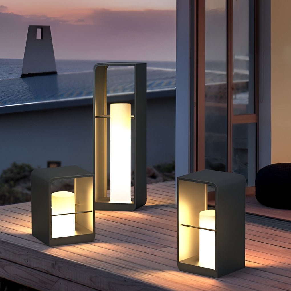 Lantern Garden Solar Outdoor Light Table Lamp