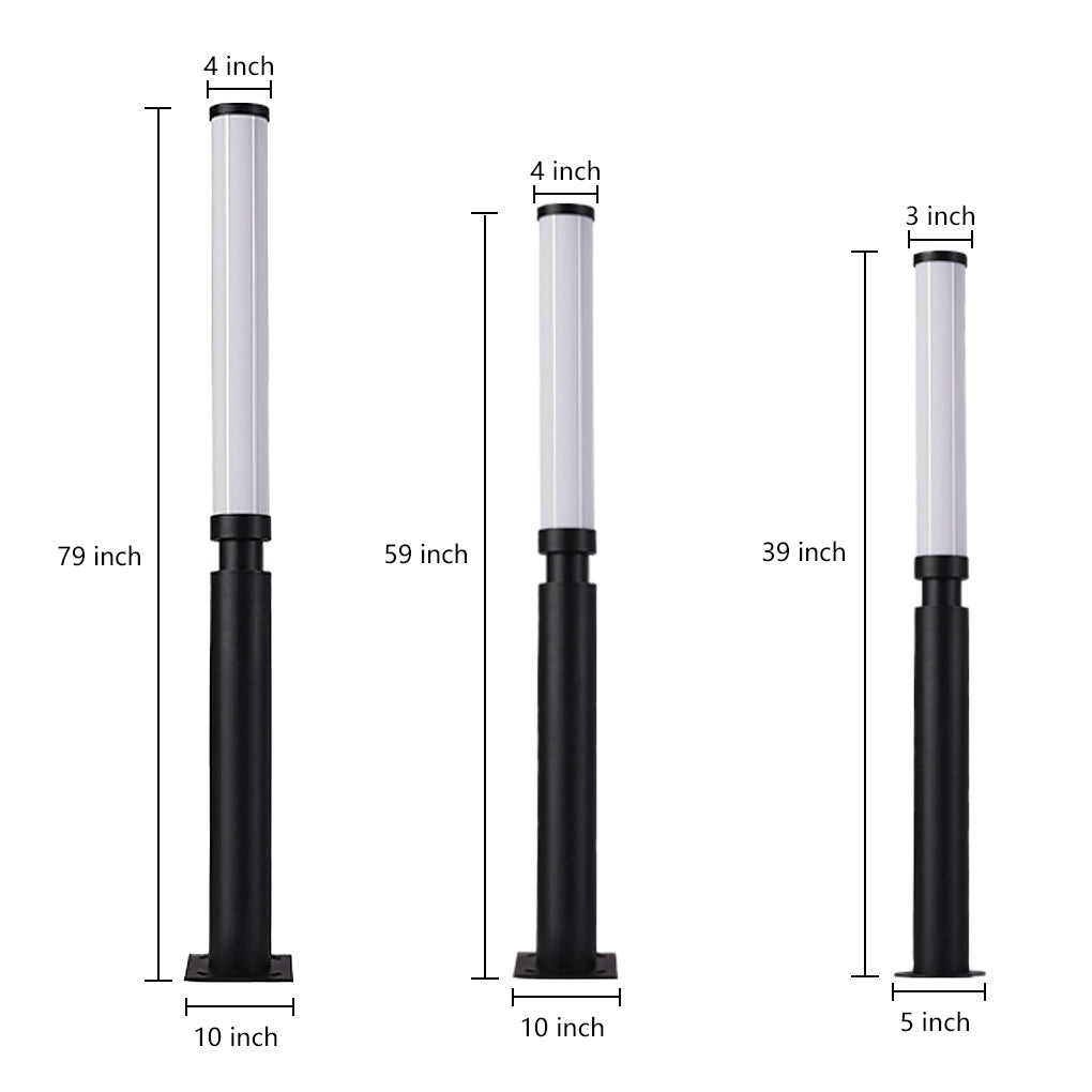 Contemporary Creative Exterior Lights Bollard Lights LED Waterproof, outdoor light, detail angle 7, Tianguang Select
