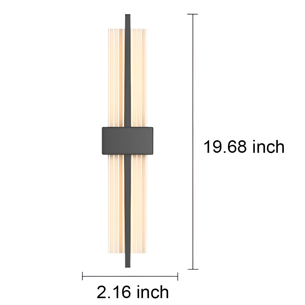 Creative Rectangle Warm Light Postmodern Wall Light Wall Fixtures Lighting, Bedroom Wall Sconce, detail 7