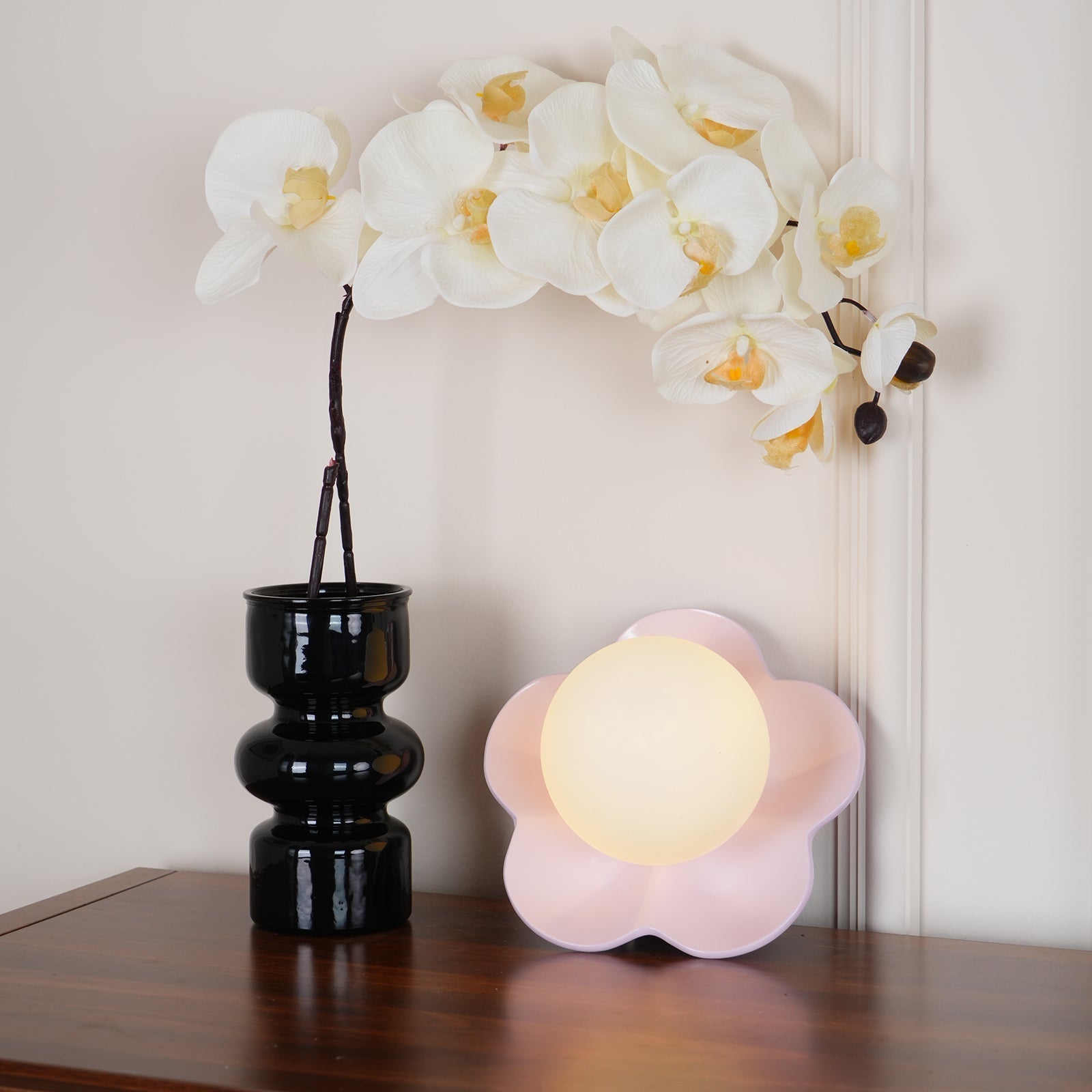 La fleur Wall Light - Φ 7.9 x H 6.7 Resin, Hardwired Wall Sconce, detail 9