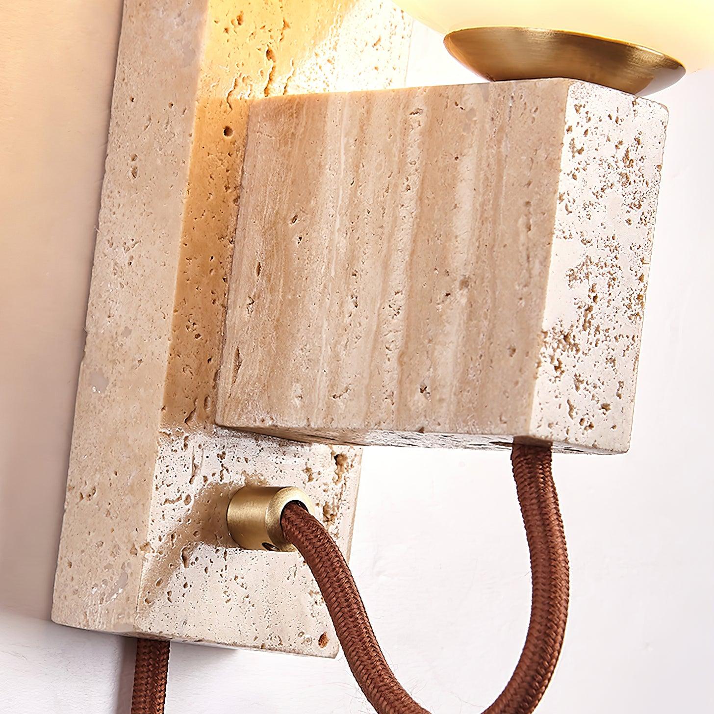 Large Ball Plug Wall Light 2.4