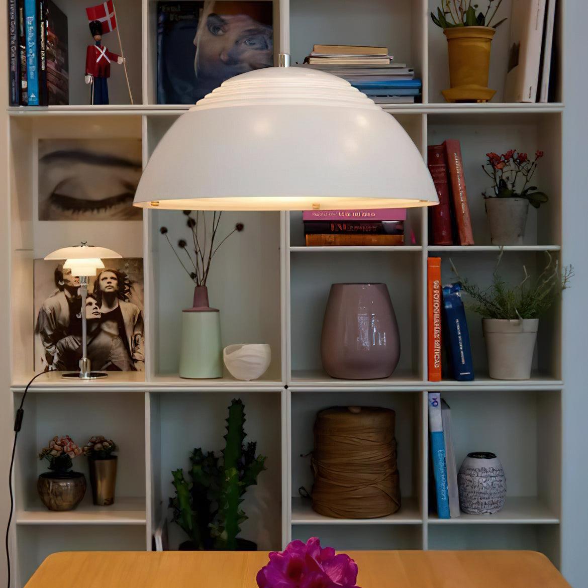 Large Bowl Wave Pendant Lamp 13.8