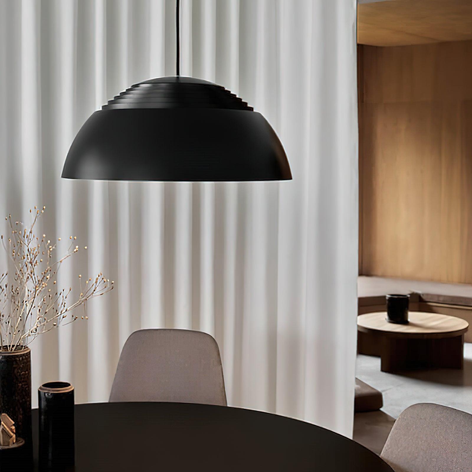 Large Bowl Wave Pendant Lamp 13.8