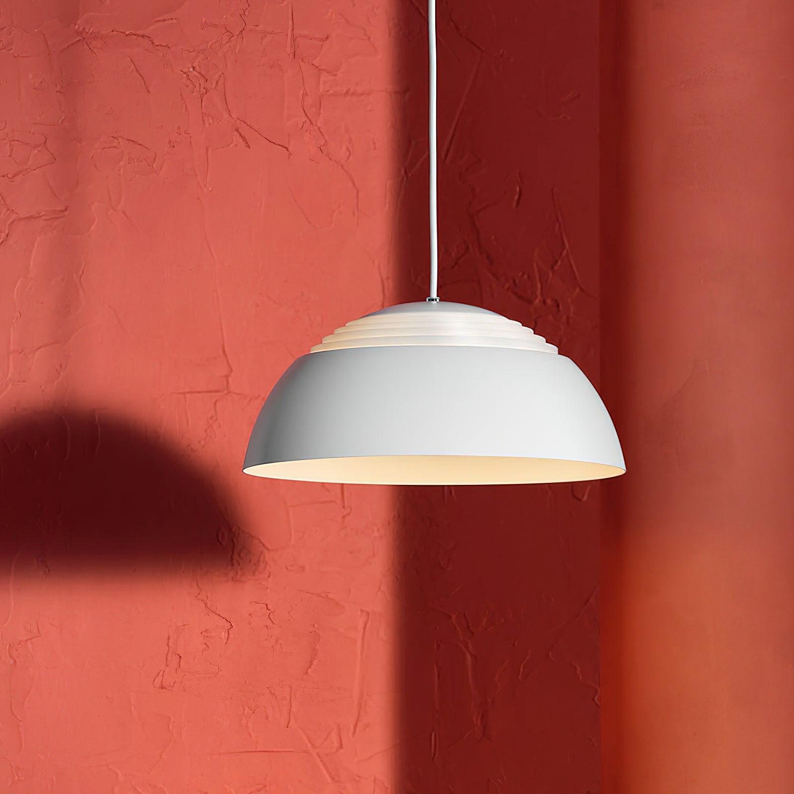 Large Bowl Wave Pendant Lamp 13.8