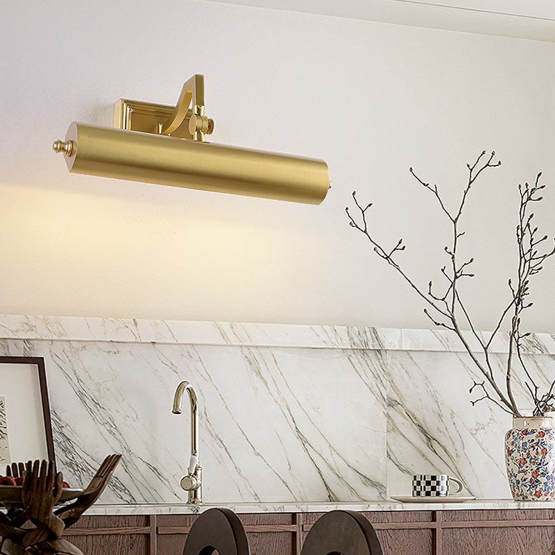 Ashton Brass Wall Light, Hardwired Wall Sconce, detail 5