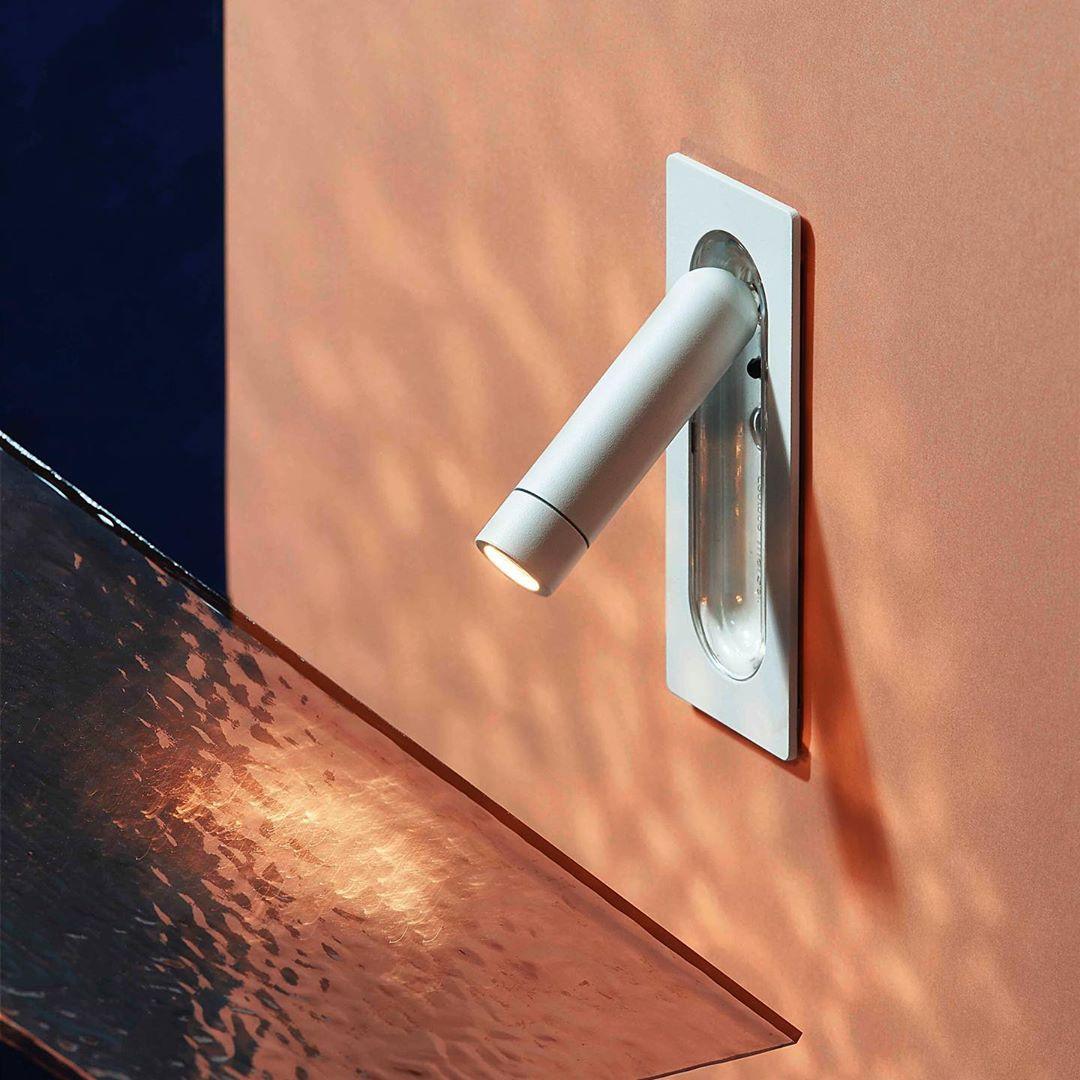 Metal OmniLux Reading Lamp, Bedside Table Lamp, detail 4