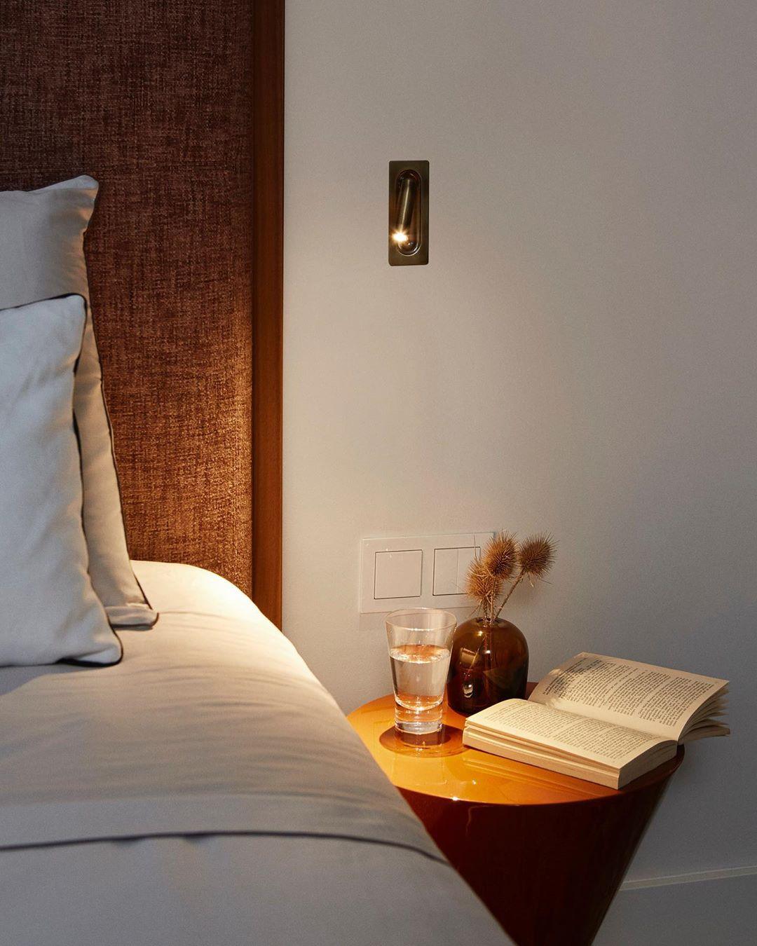 Metal OmniLux Reading Lamp, Bedside Table Lamp, detail 24