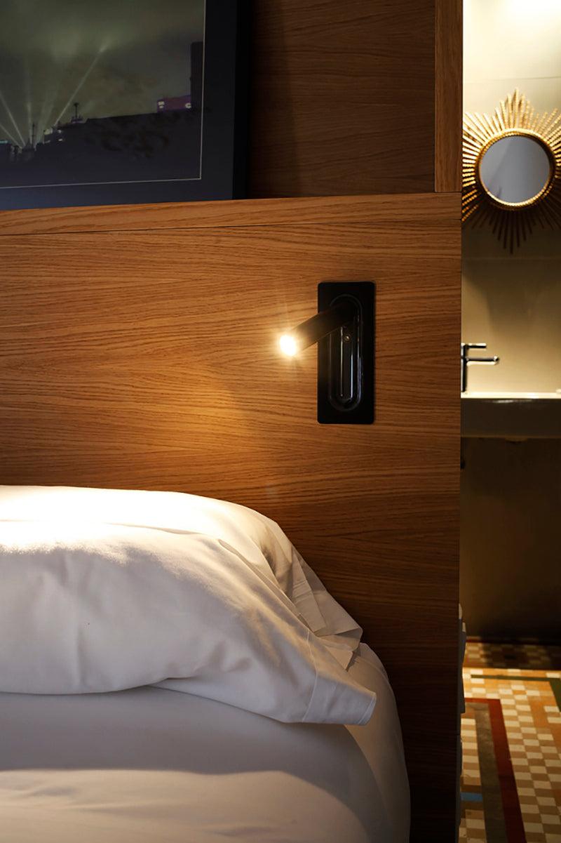 Metal OmniLux Reading Lamp, Bedside Table Lamp, detail 38