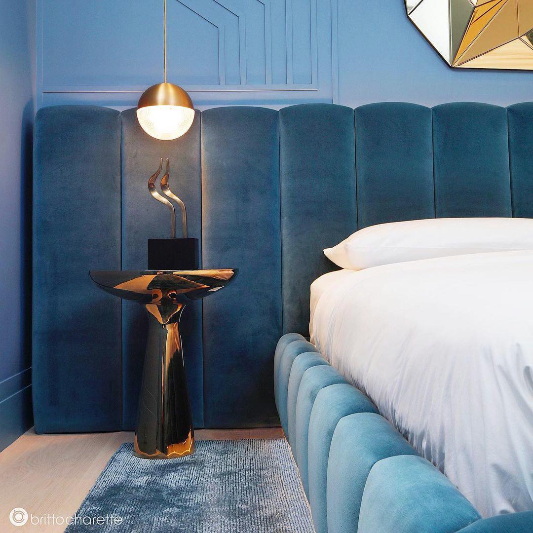 Close-up angle of Lens Flair Pendant Lamp showing form and material detail