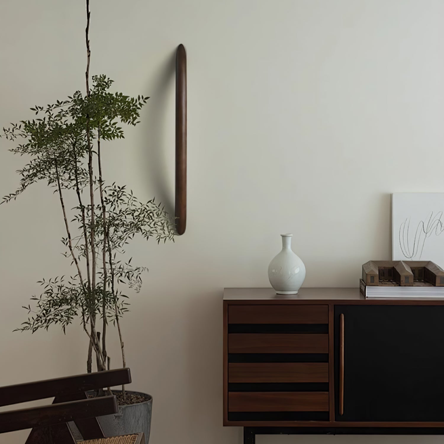 Linea Wood Wall-mounted Lamp Wall Light