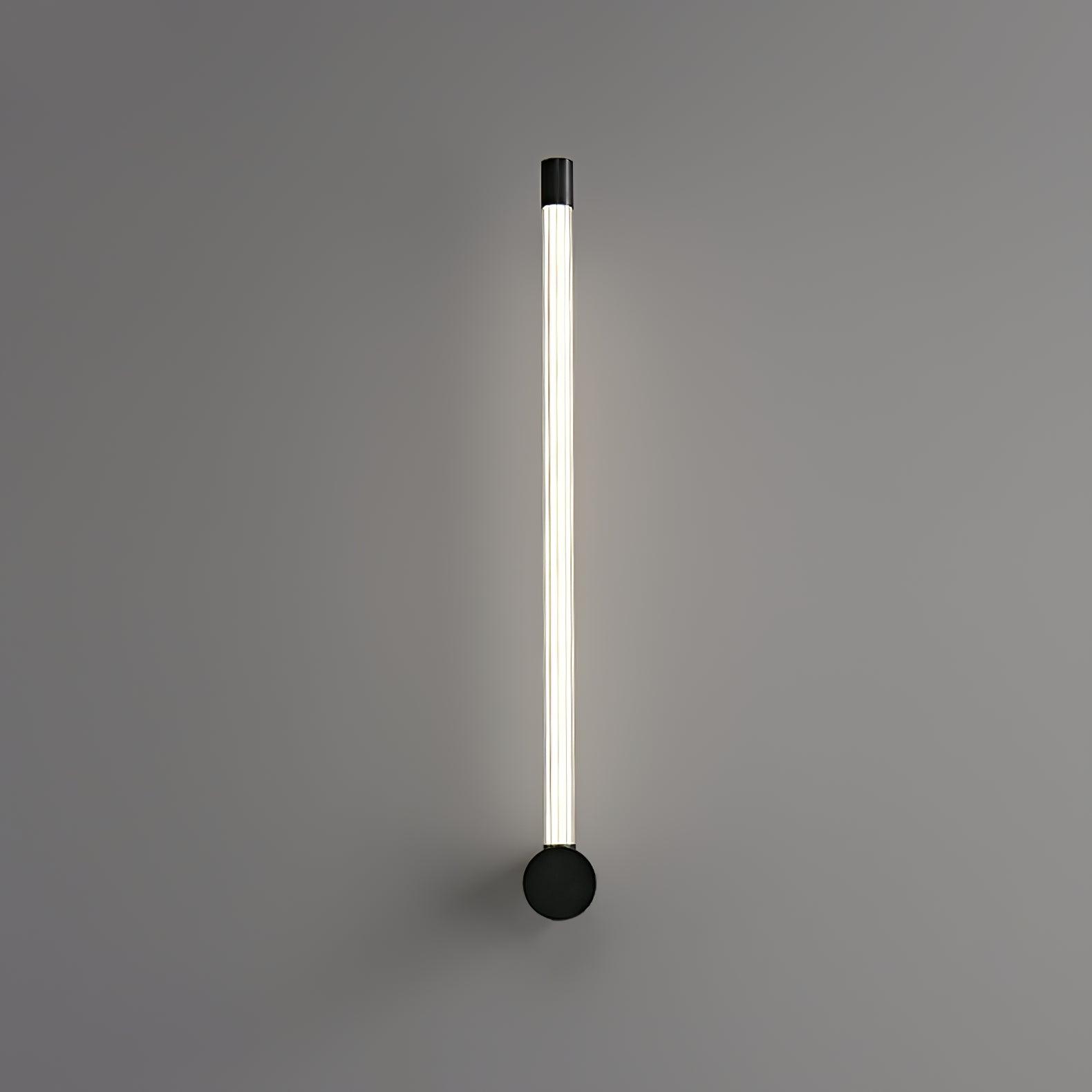 Linear LED Rechargeable Wall Light - ∅ 2.7″ x H 25.6″ Metal, Bedroom Wall Sconce, detail 11