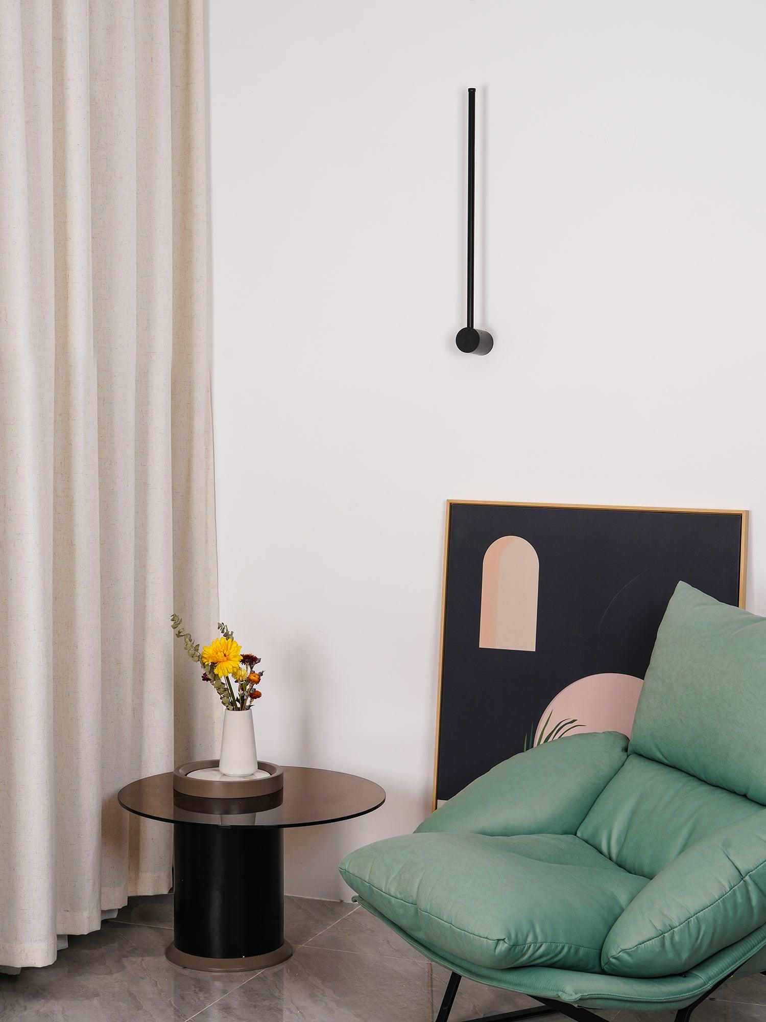 Linear LED Rechargeable Wall Light - Dia 6cm x H 60cm Metal, Bedroom Wall Sconce, detail 12