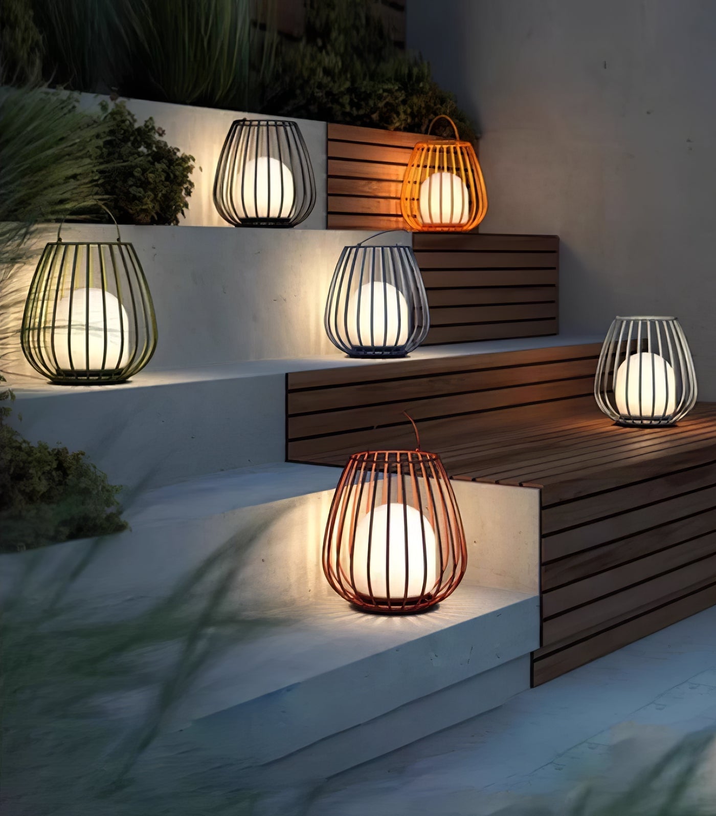 Liora Rechargeable Outdoor Lantern Light Table Lamp