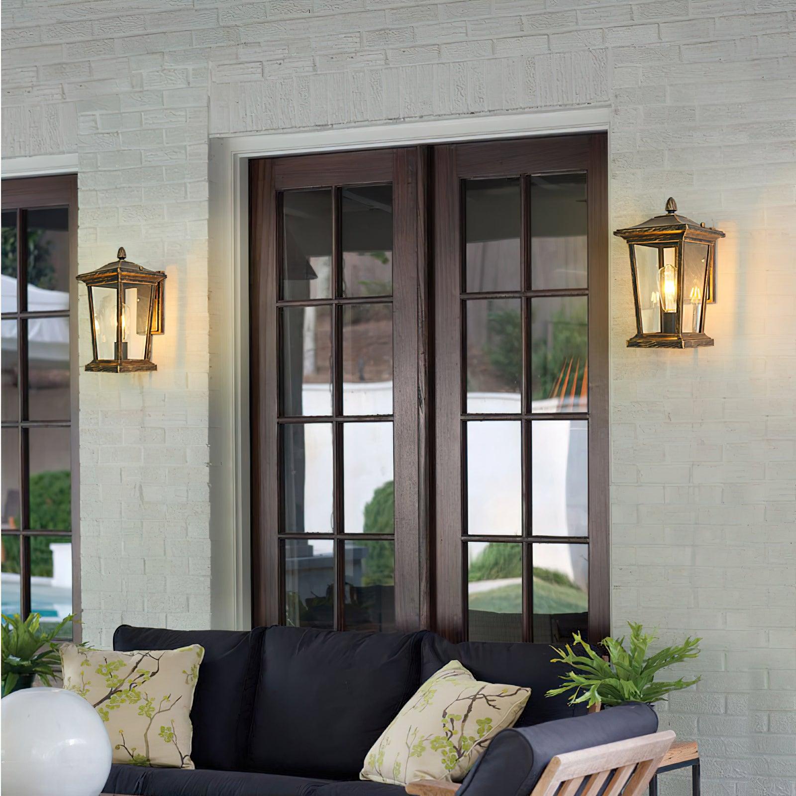 Lodge Birdcage Outdoor Wall Sconce