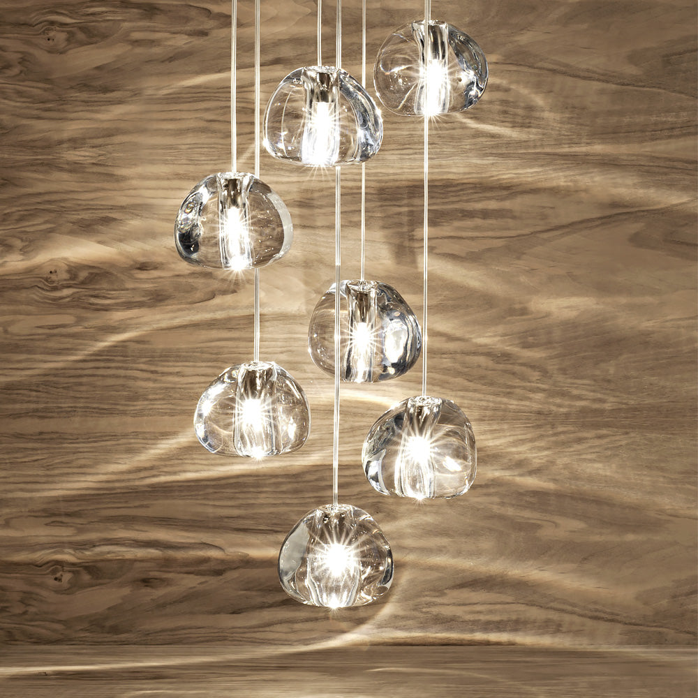 Long Stairway Crystal Chandelier