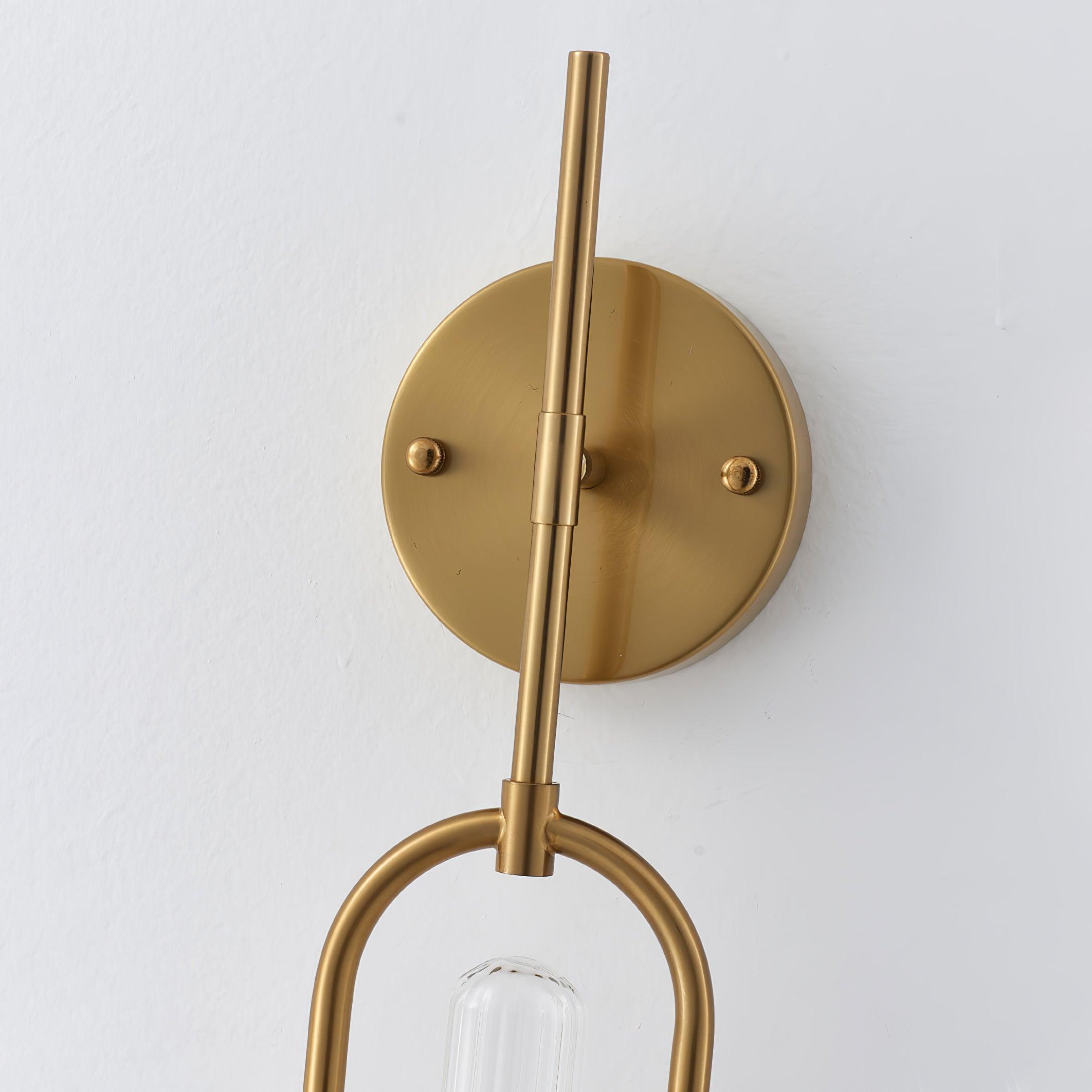 Long Arc Glass Wall Sconce