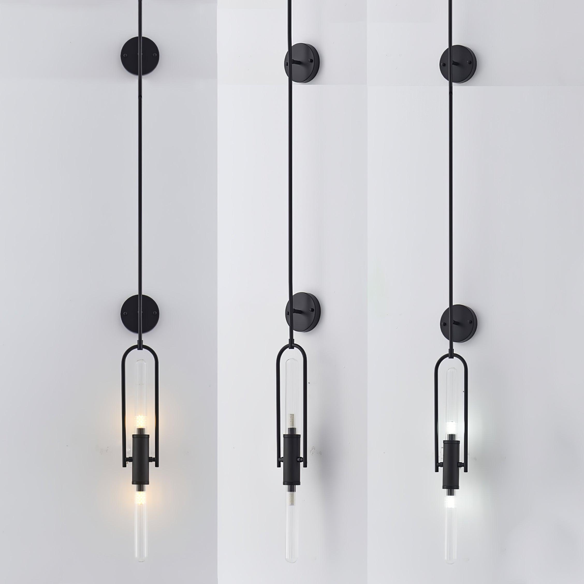 Long Arc Glass Wall Sconce