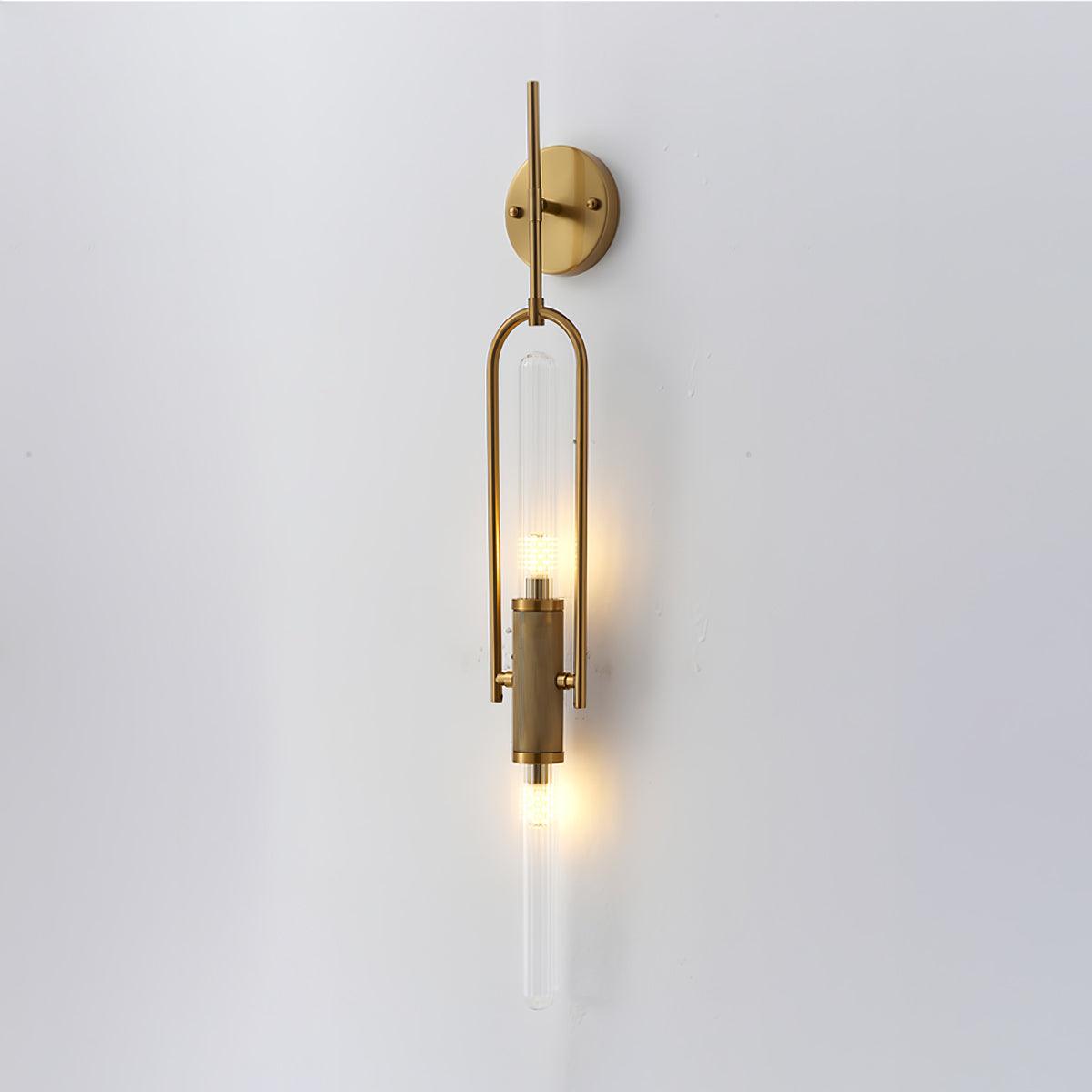 Long Arc Glass Wall Sconce