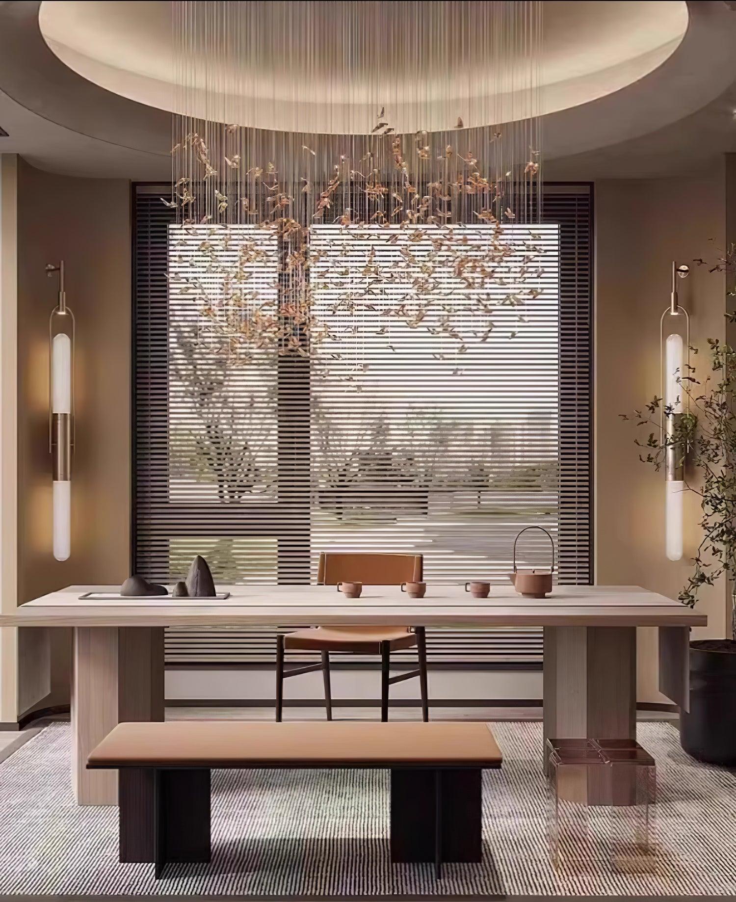 Long Arc Glass Wall Sconce
