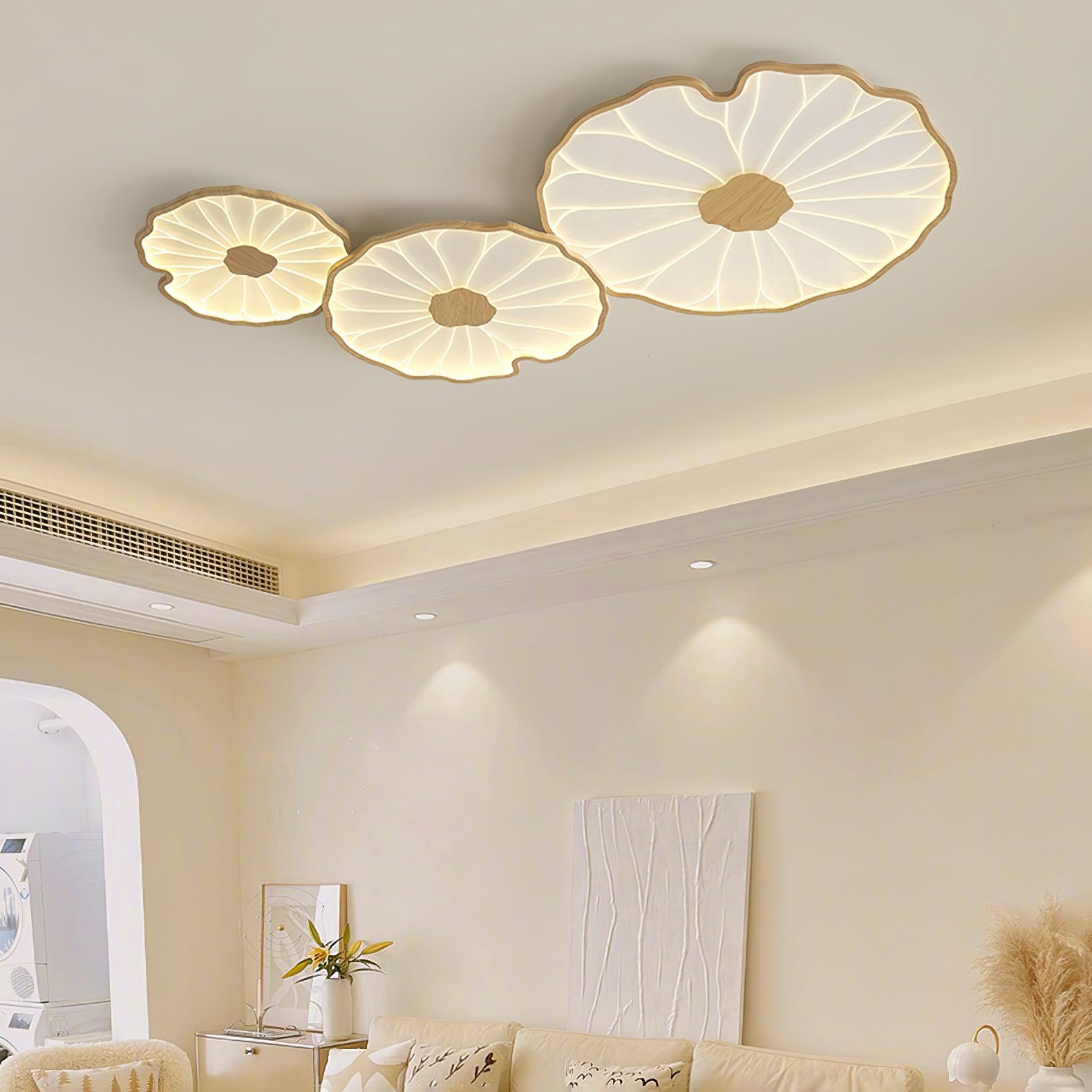 Lotus Leaf Acrylic Ceiling Light