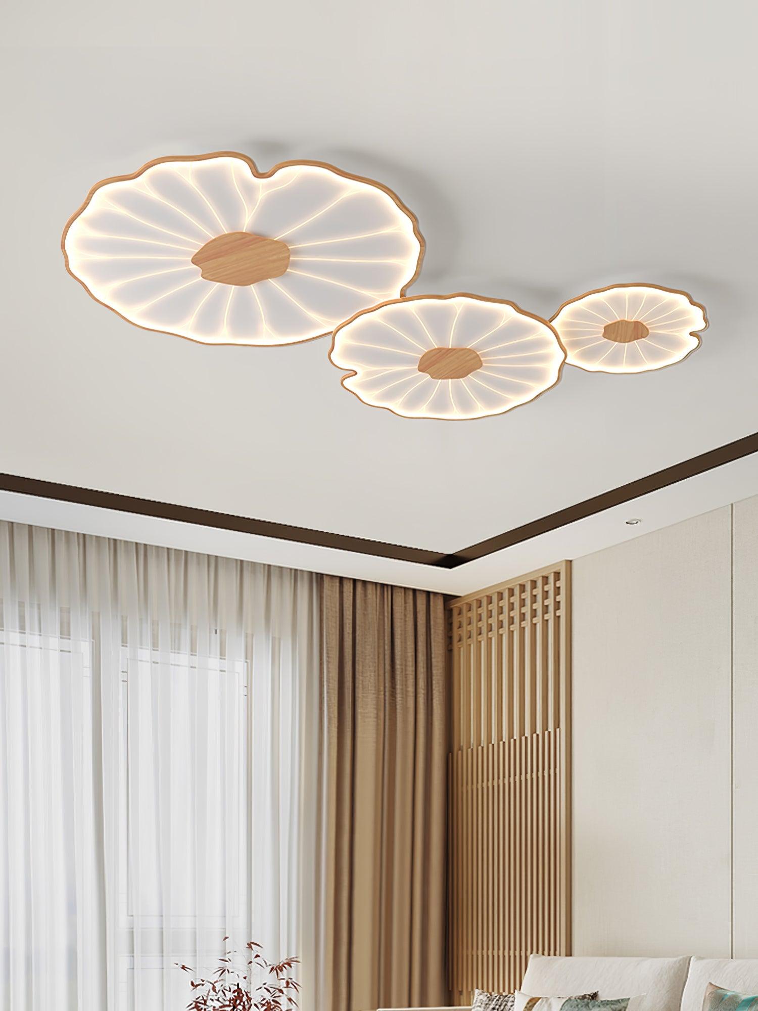 Lotus Leaf Acrylic Ceiling Light