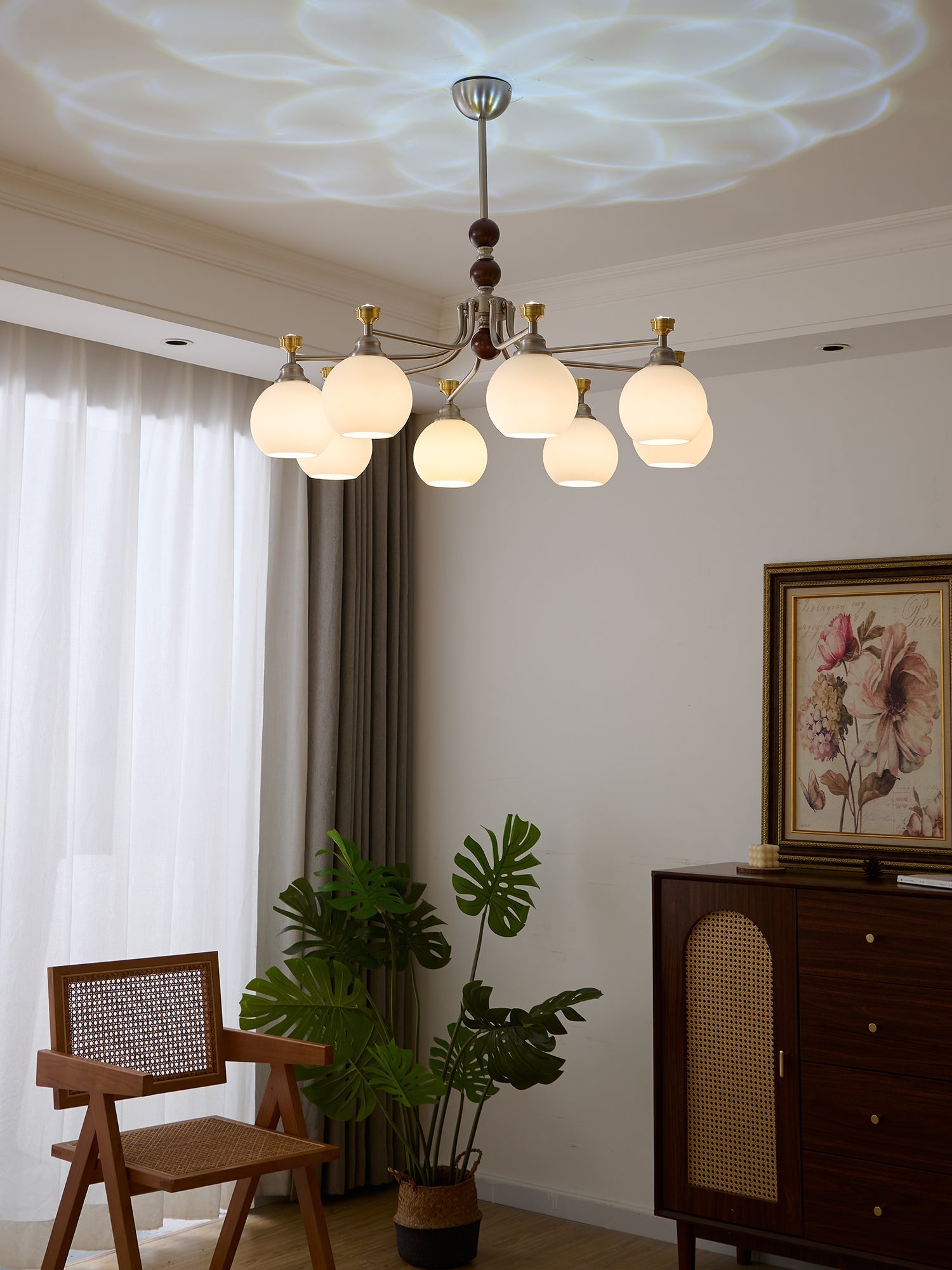 Lucienne Orb Chandelier detail view 7